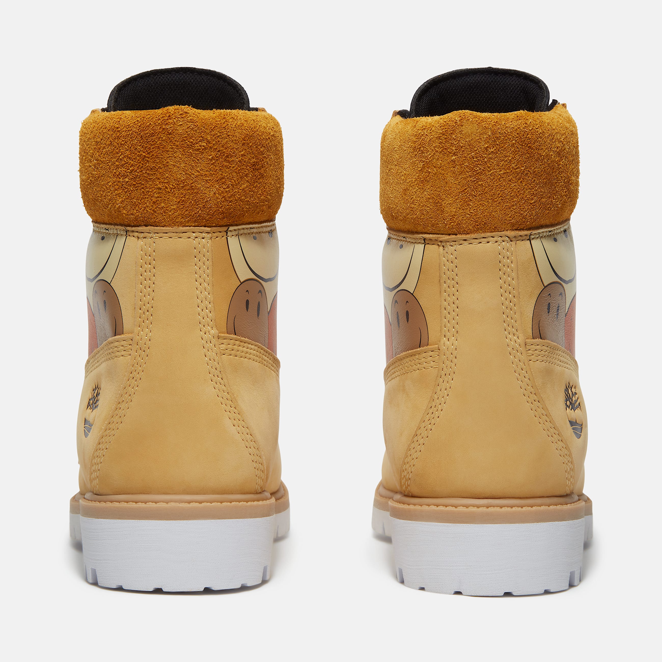 Botte impermable Timberland Premium 6Inch  Nuances de bonheur  pour hommes TBL Imprim visage souriant bl ALT5