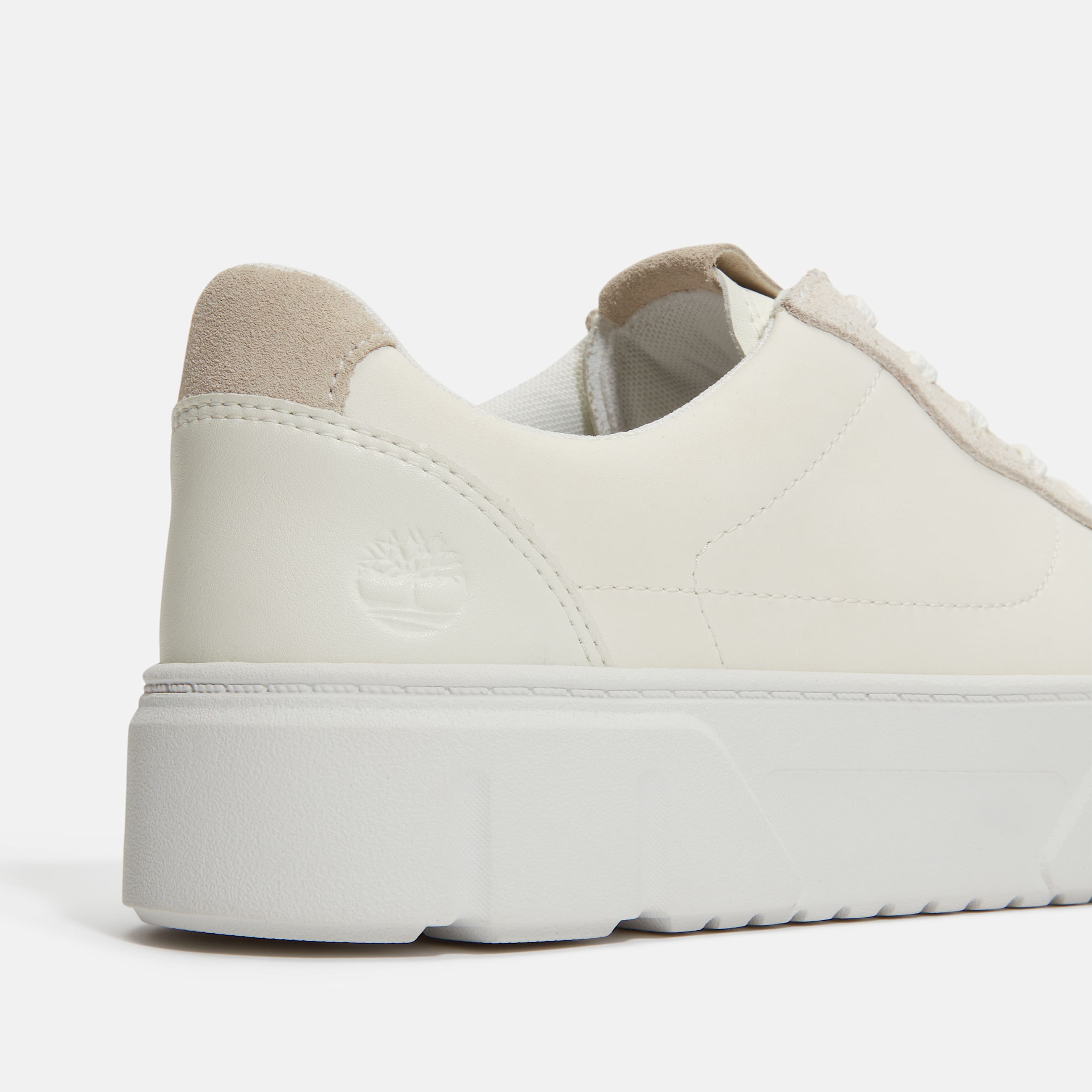 Womens Laurel Court Suede Accent LaceUp Sneaker TBL Natural Leather ALT7