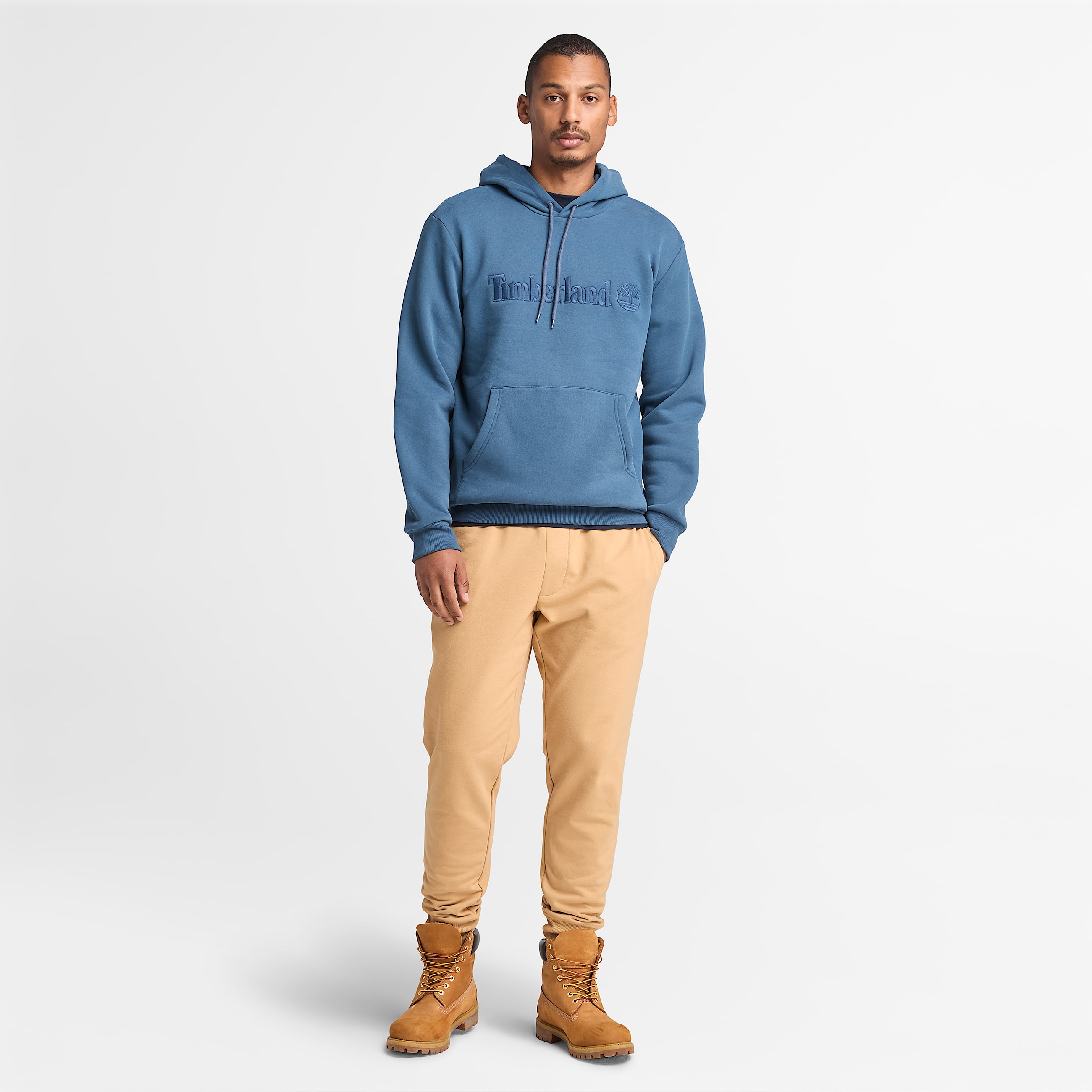 Mens Hampton Hoodie TBL Dark Denim ALT1