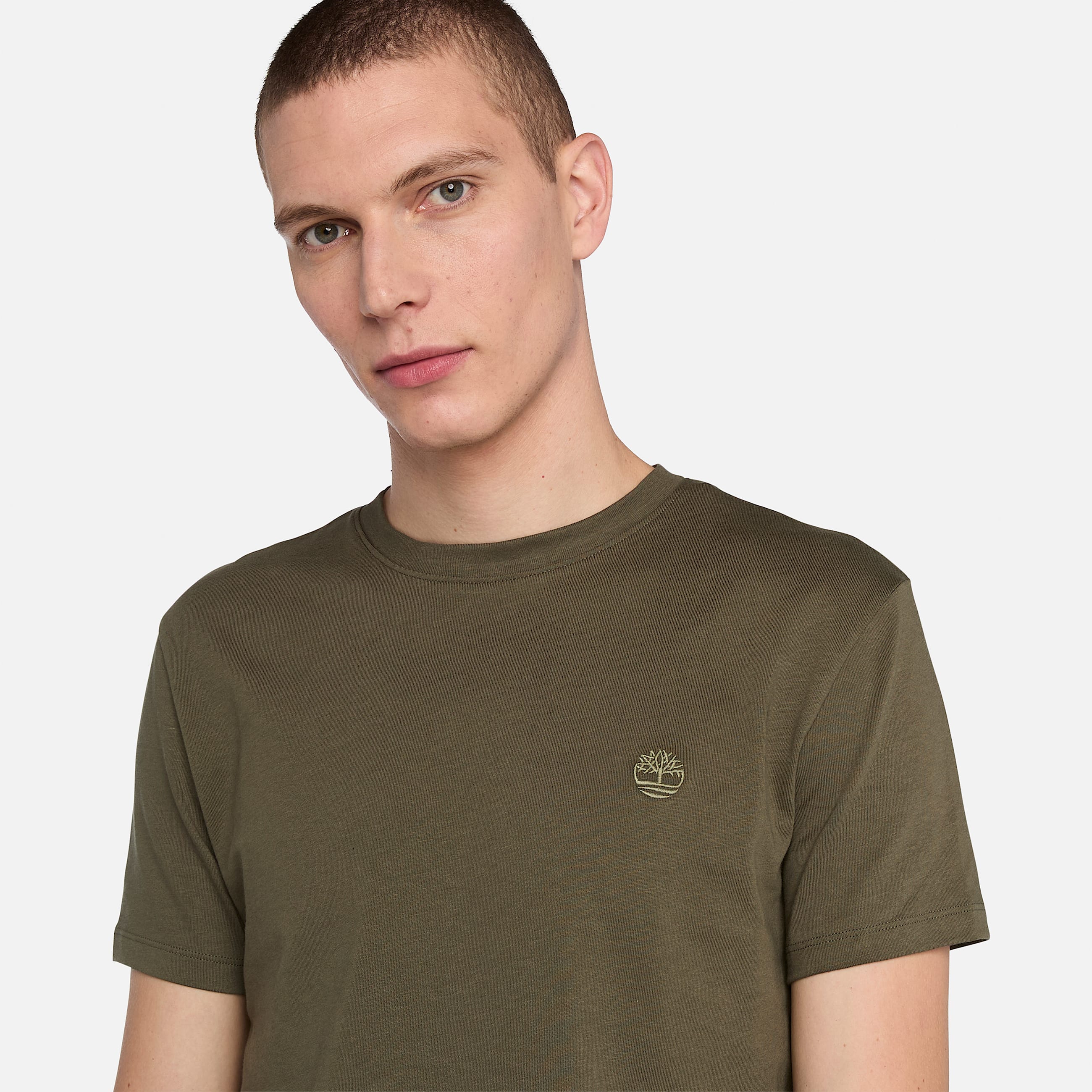 Mens Dunstan River ShortSleeve TShirt TBL Leaf Green ALT2