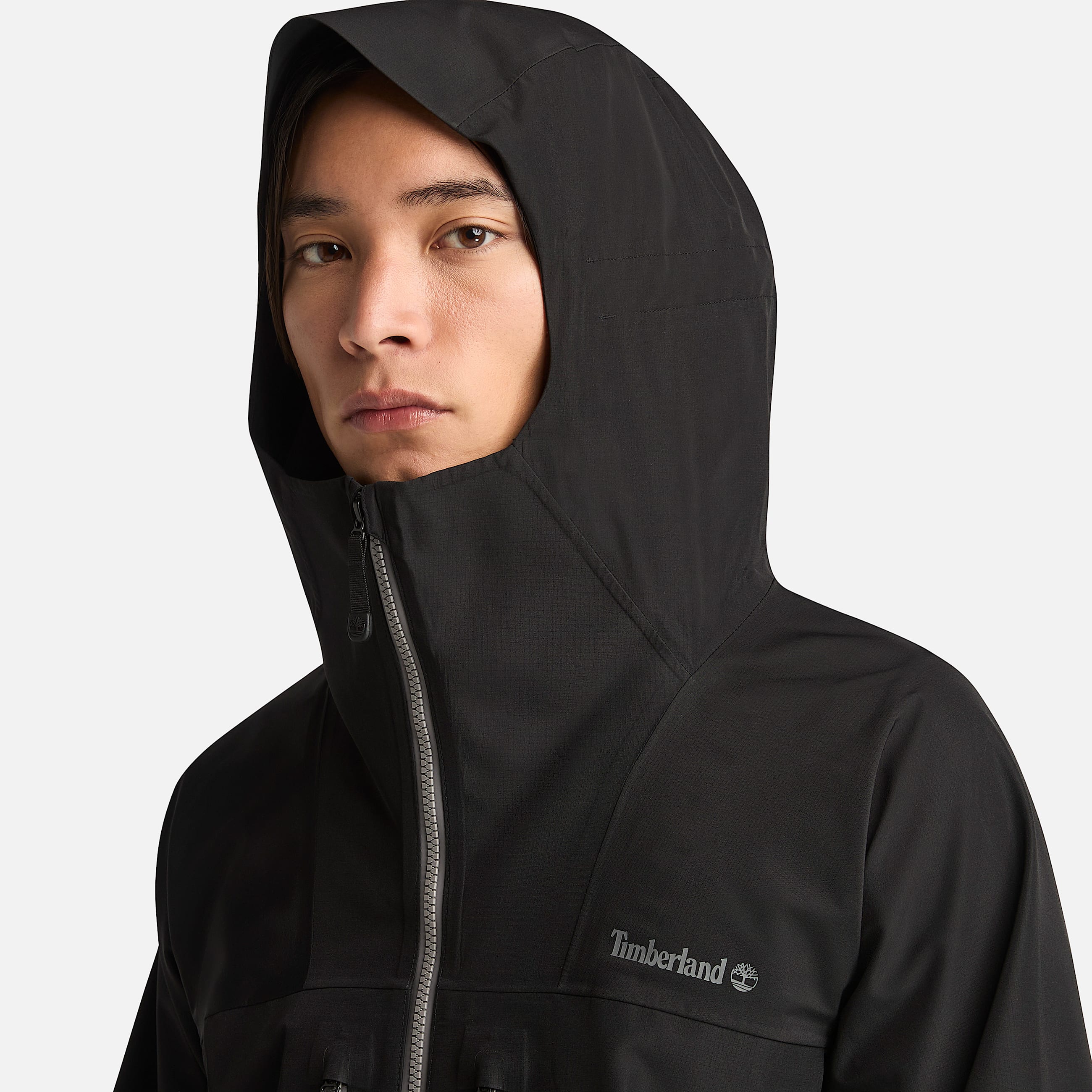 Mens Mobi Flex Tech 3 Layer Waterproof Jacket TBL Black ALT2