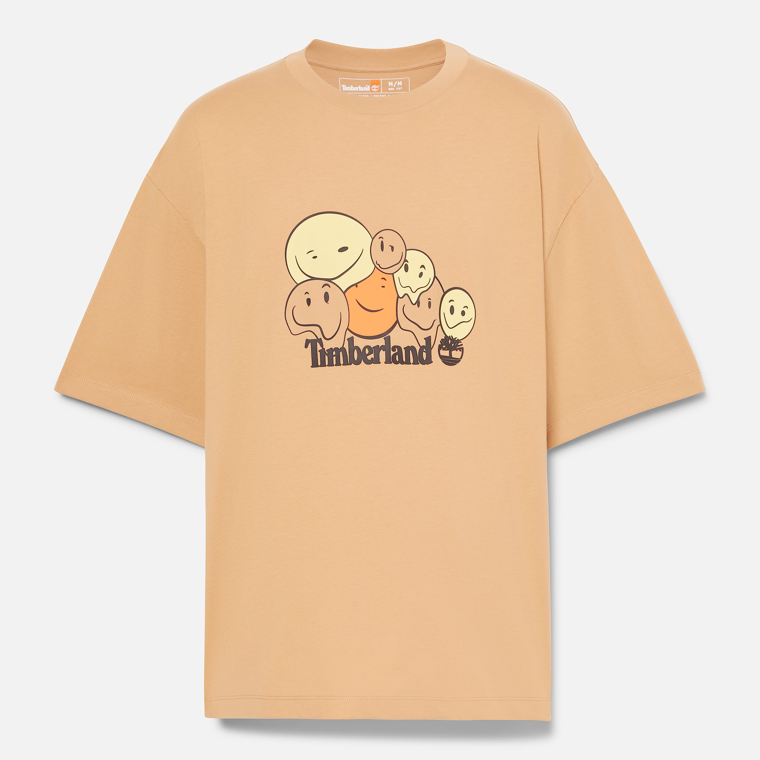 Mens Shades of Happiness TShirt TBL Wheat Happy Face Print ALT10