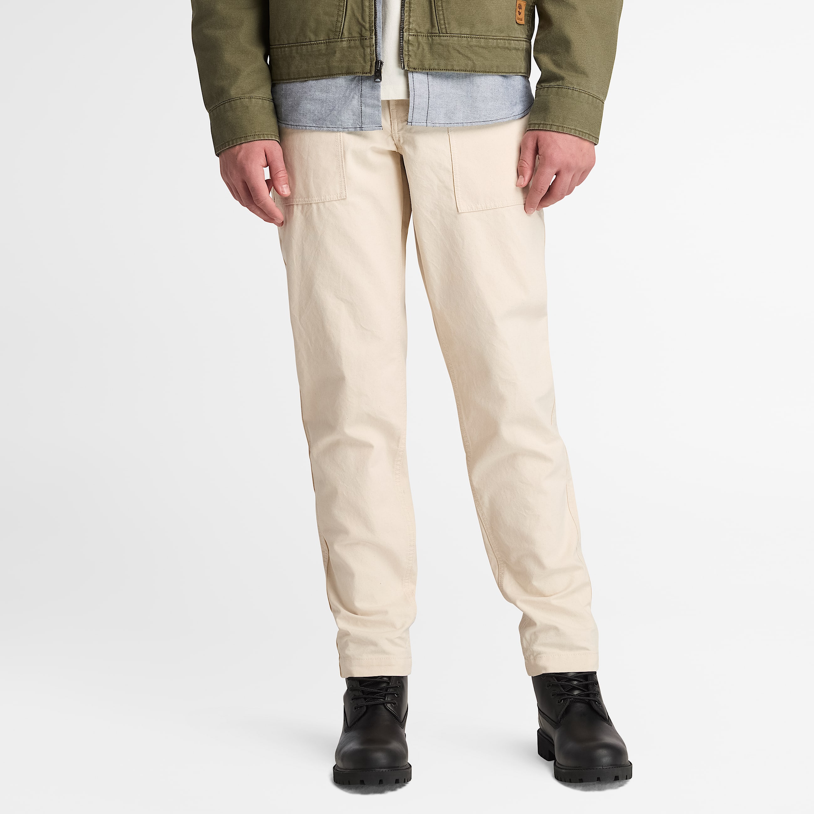 Mens Goffstown Washed Canvas Fatigue Pant TBL Undyed HERO