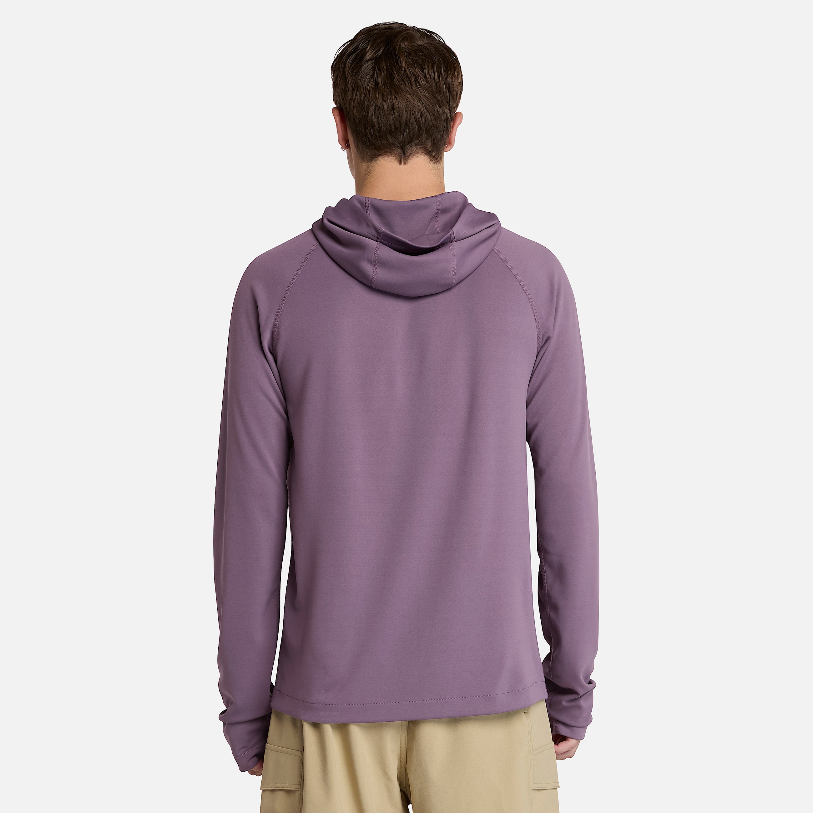 Mens Instant Coolness UV Protection LongSleeve TShirt TBL Vintage Violet ALT9