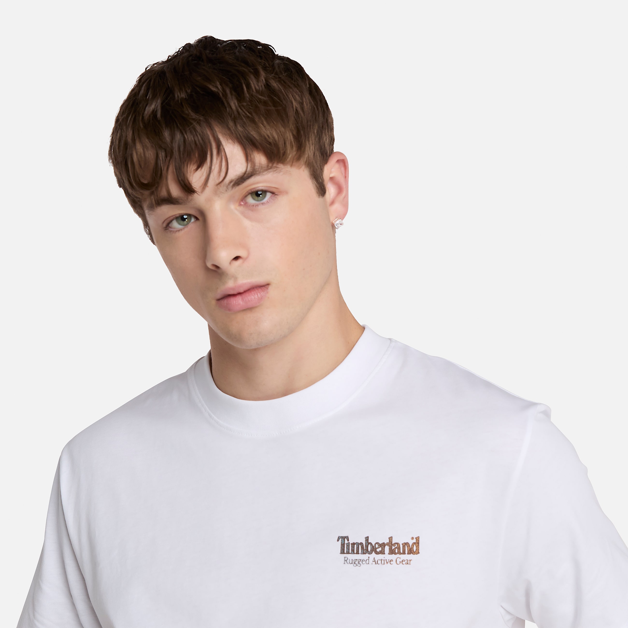 TShirt Grfica Rugged Active Gear Back para Hombre TBL Blanco ALT2