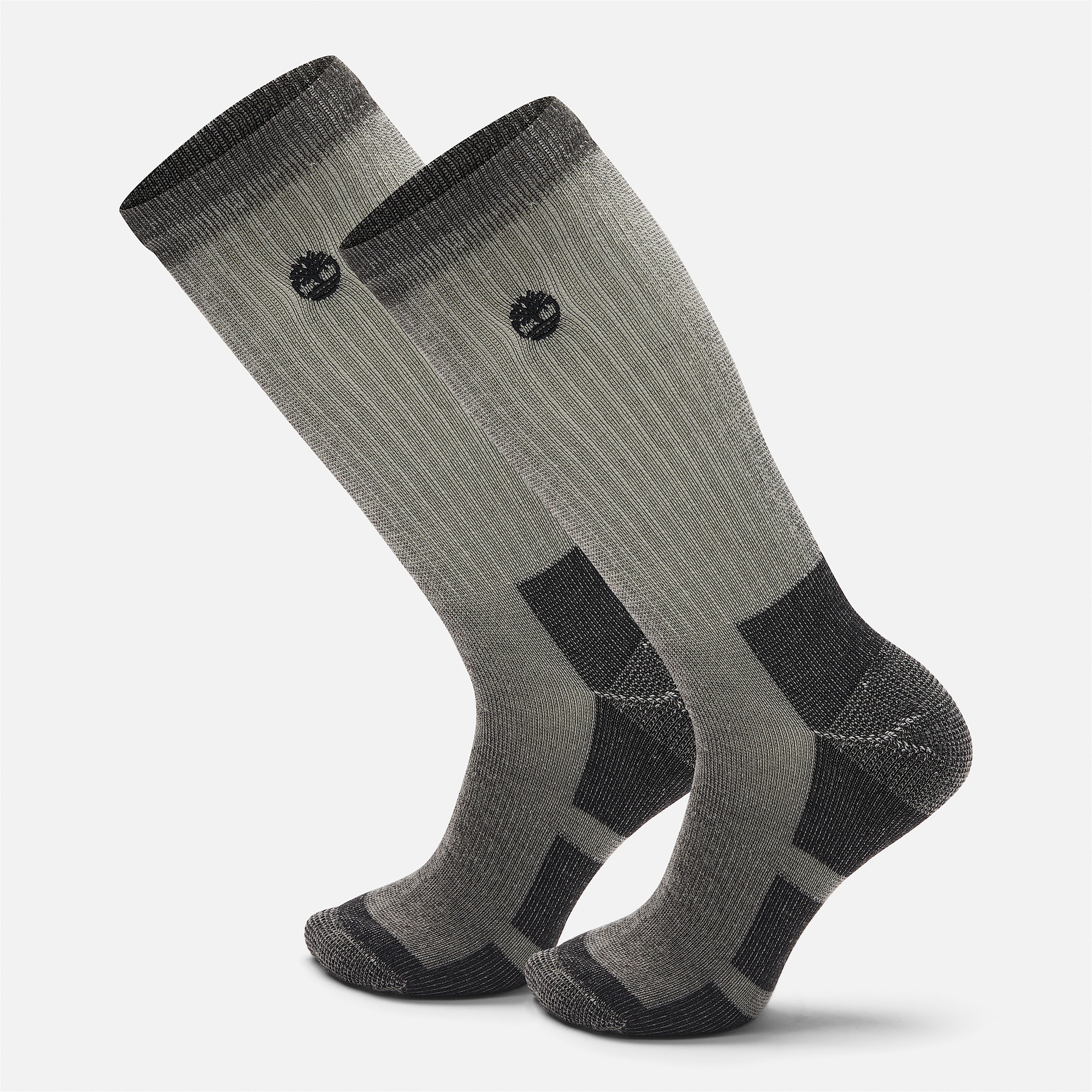 Duo de chaussettes dcontractes longueur bottillon  matelassage complet TBL Noir HERO