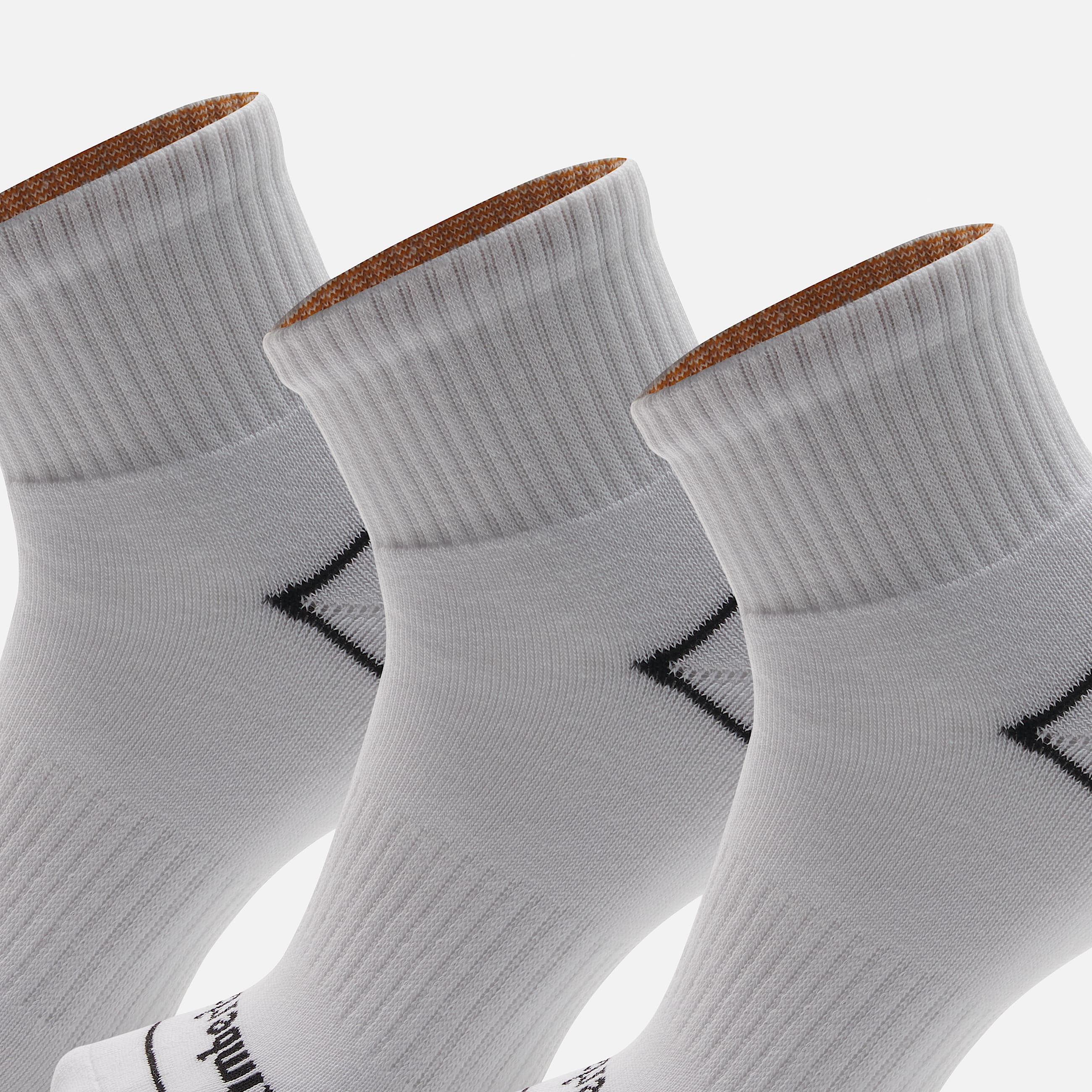 Bowden 3Pack Full Cushion Quarter Sock TBL White ALT2