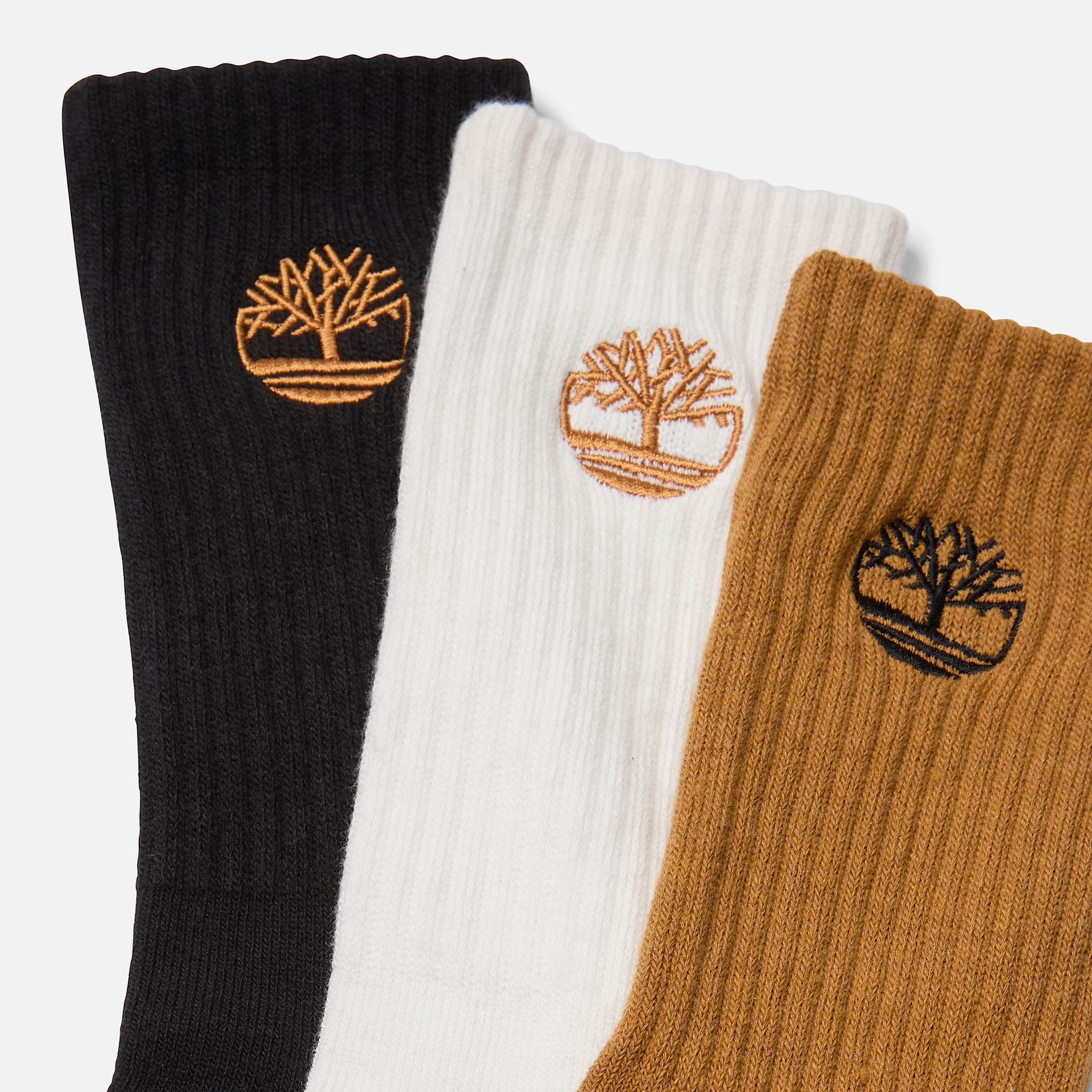 Newmarket 3Pack Half Cushion Crew Sock TBL Wheat ALT1