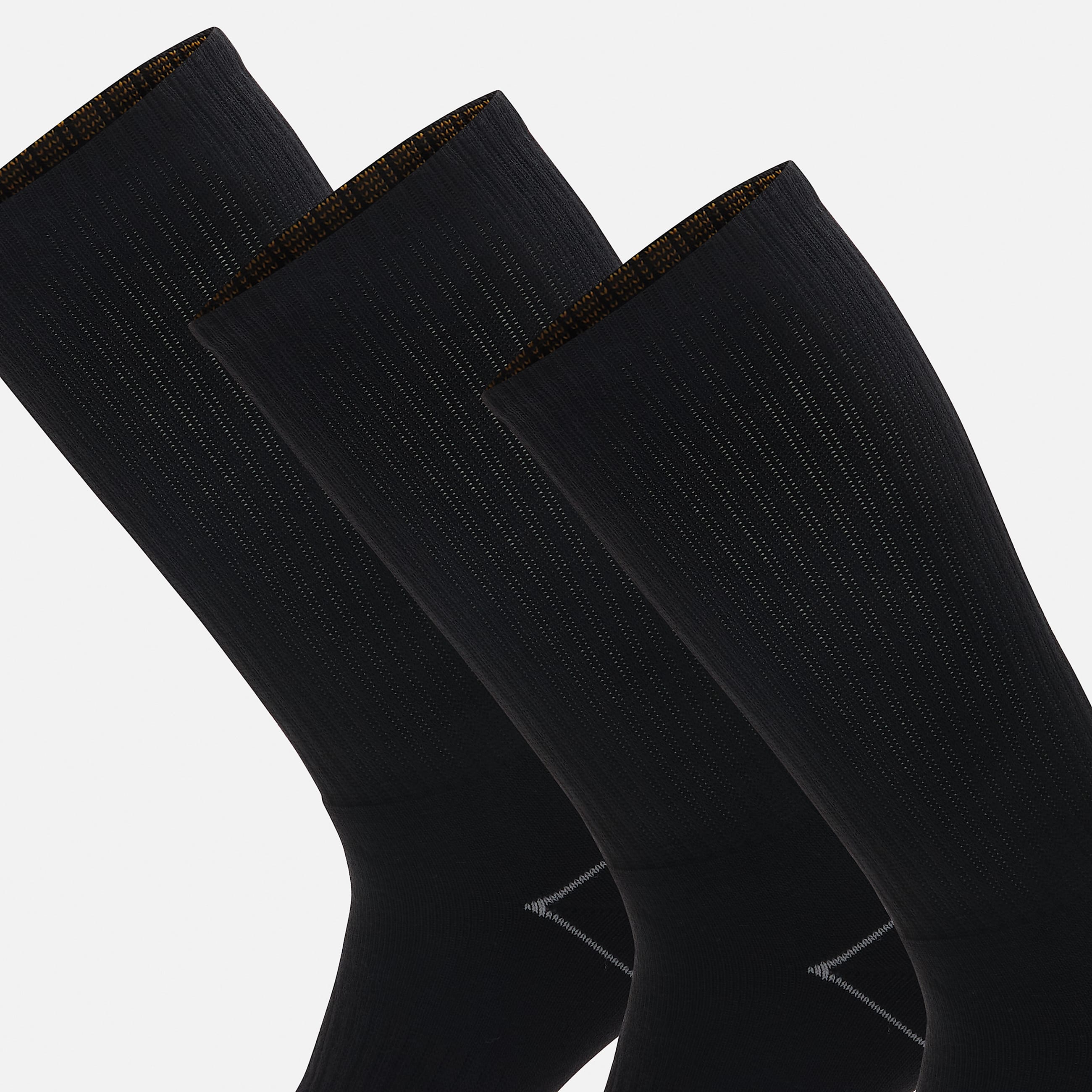 Bowden 3Pack Full Cushion Crew Sock TBL Black ALT2