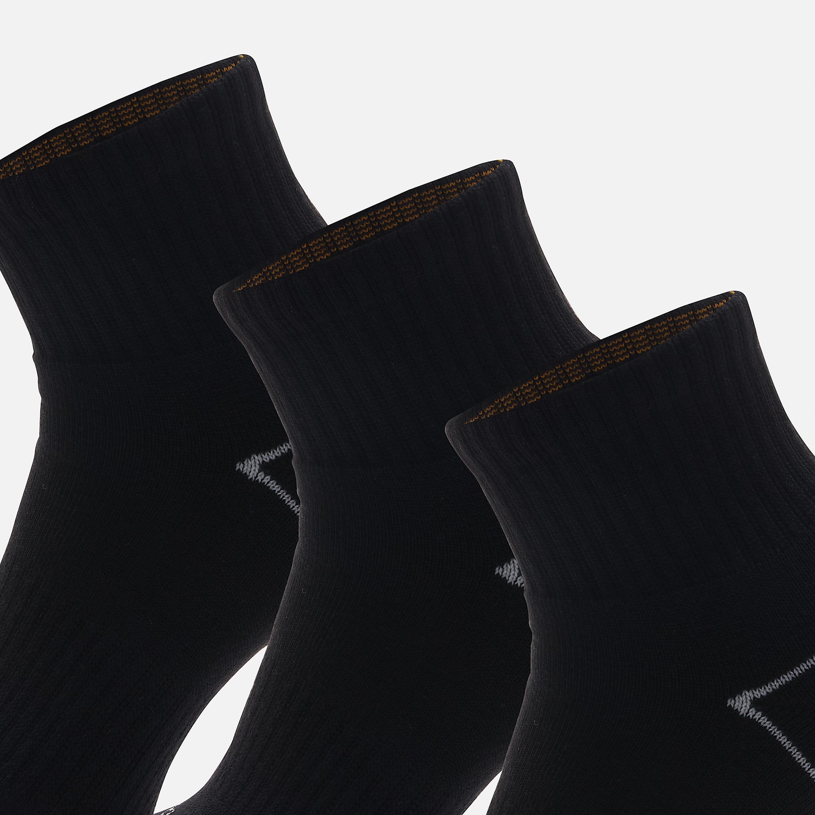 Bowden 3Pack Full Cushion Quarter Sock TBL Black ALT2