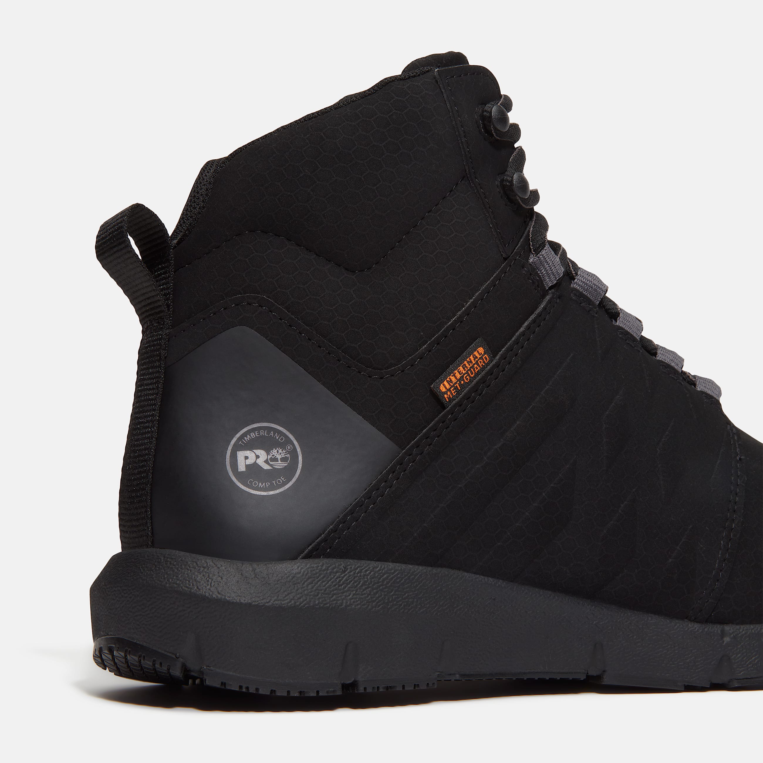 Mens Radius Mid Met Guard Composite Toe Work Sneaker TBL BlackGrey ALT7