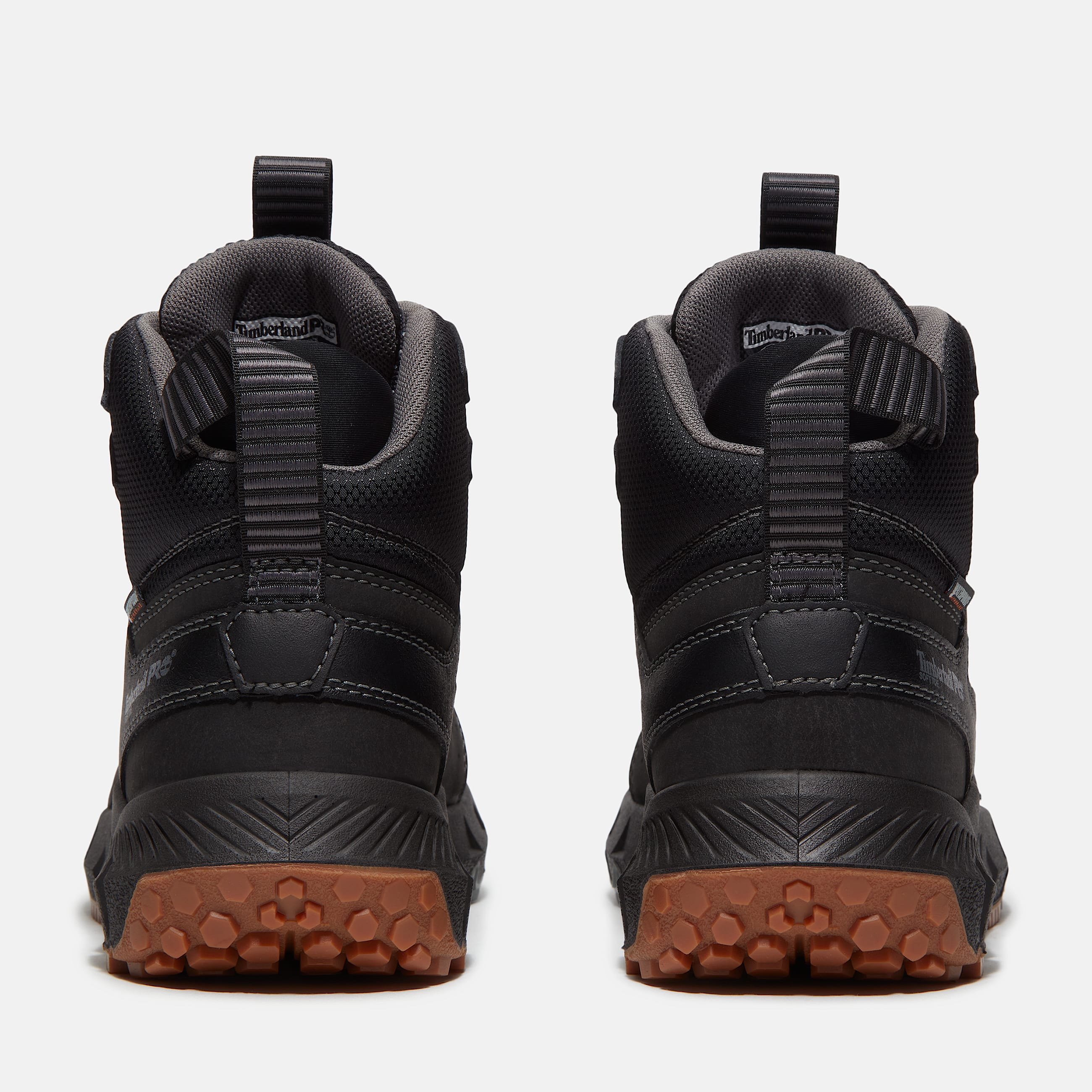 Mens Tempe 6 Soft Toe Waterproof Work Boot TBL Black Leather ALT5