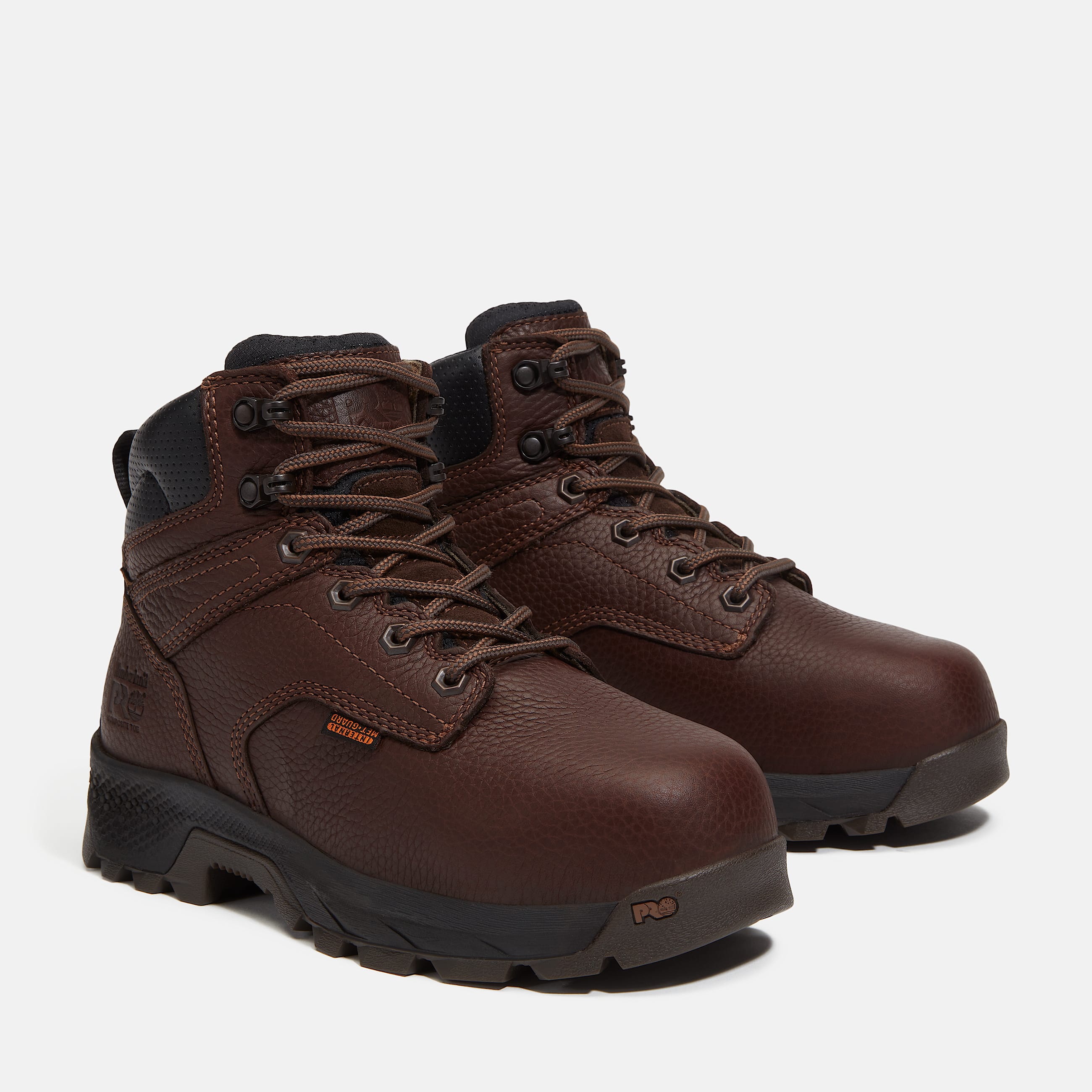 Womens TiTAN EV Met Guard 6 Composite Toe Work Boot TBL Dark Brown FullGrain ALT4