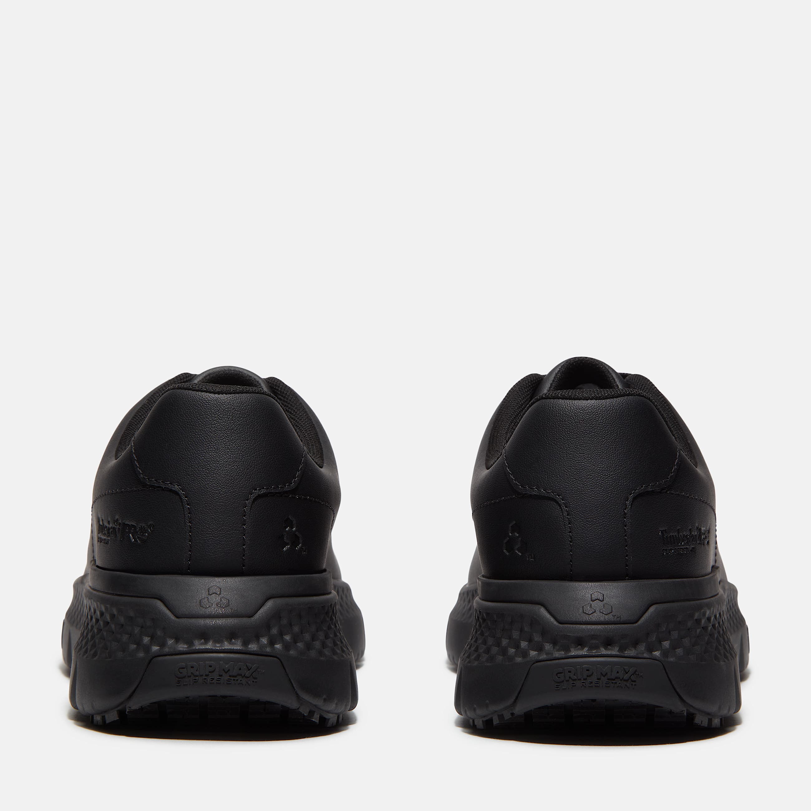 Mens Power Shift SlipResistant Hospitality Work Sneaker TBL Black Leather ALT5