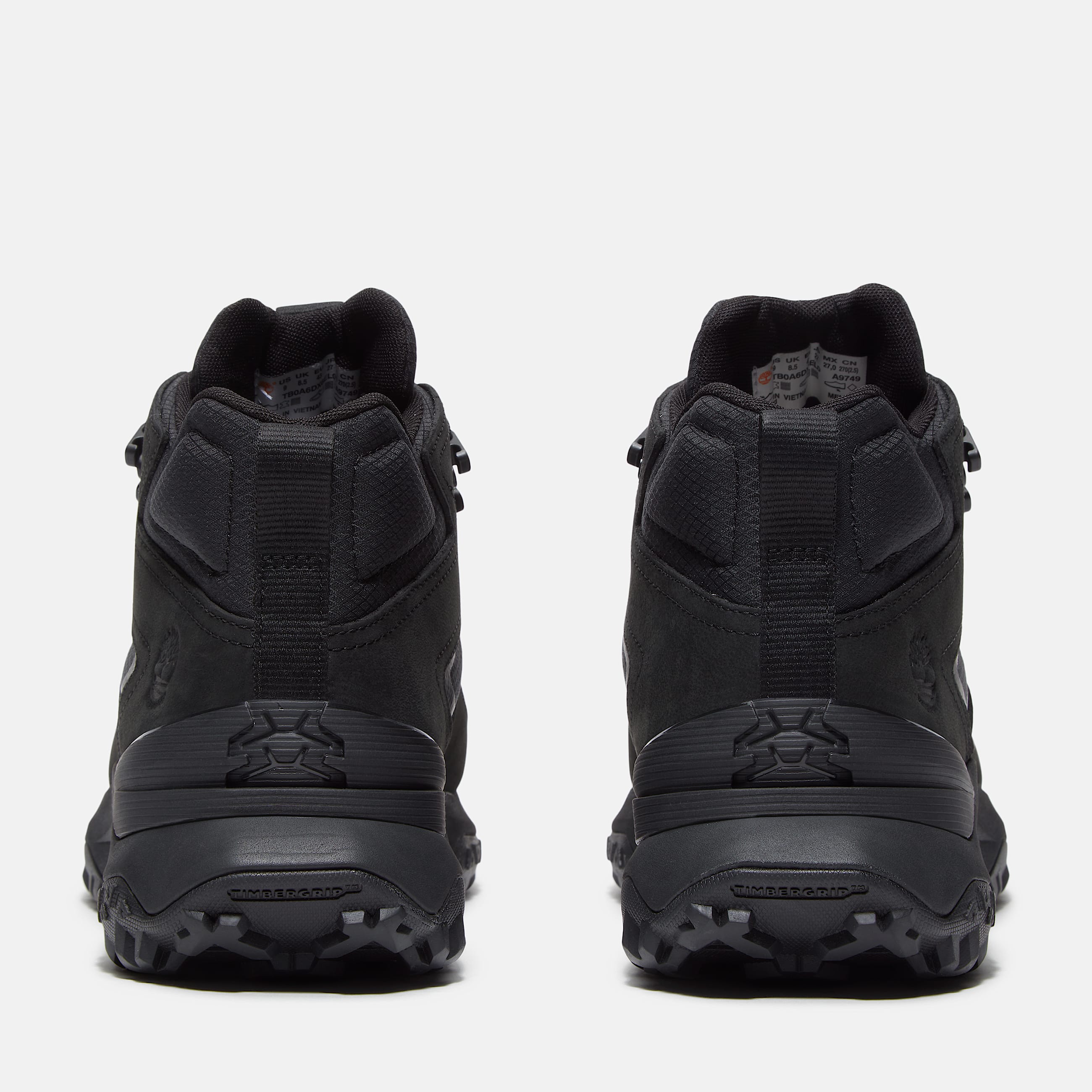 Mens Motion Access Mid LaceUp Waterproof Sneaker TBL Black Ripstop ALT5