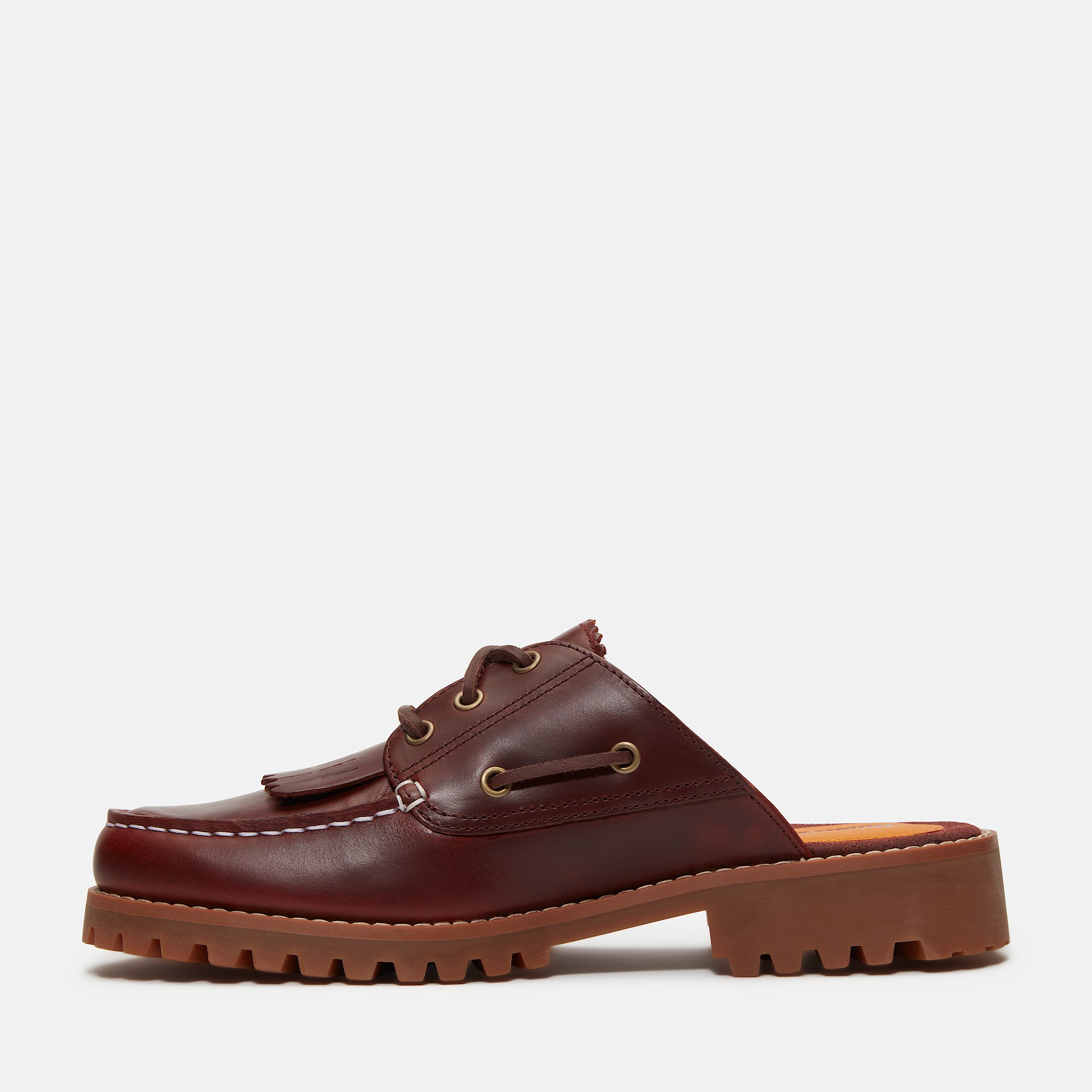 Womens Timberland Authentic Mule TBL Burgundy FullGrain ALT6