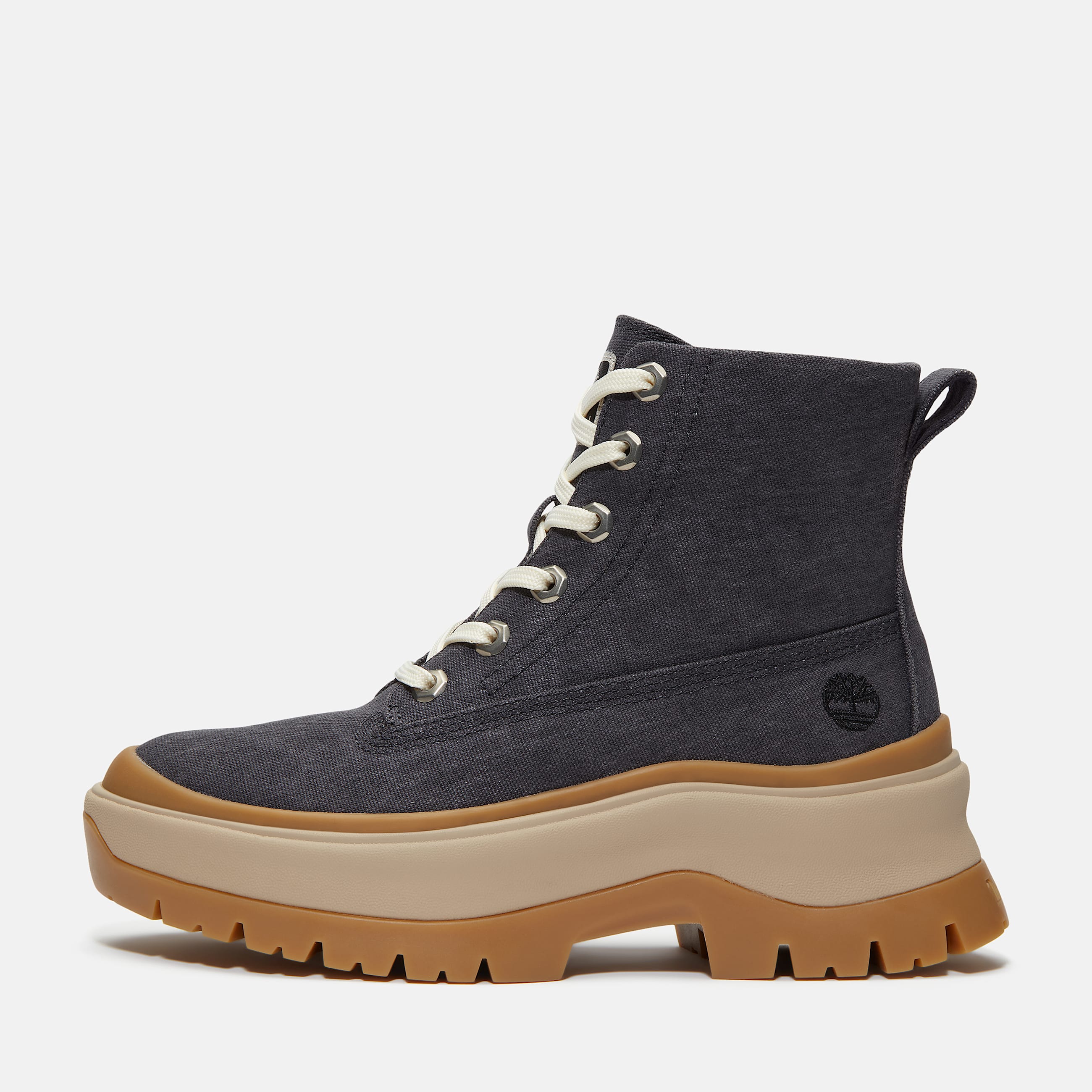 Womens Roxie Lane Mid LaceUp Boot TBL Dark Grey Canvas ALT8
