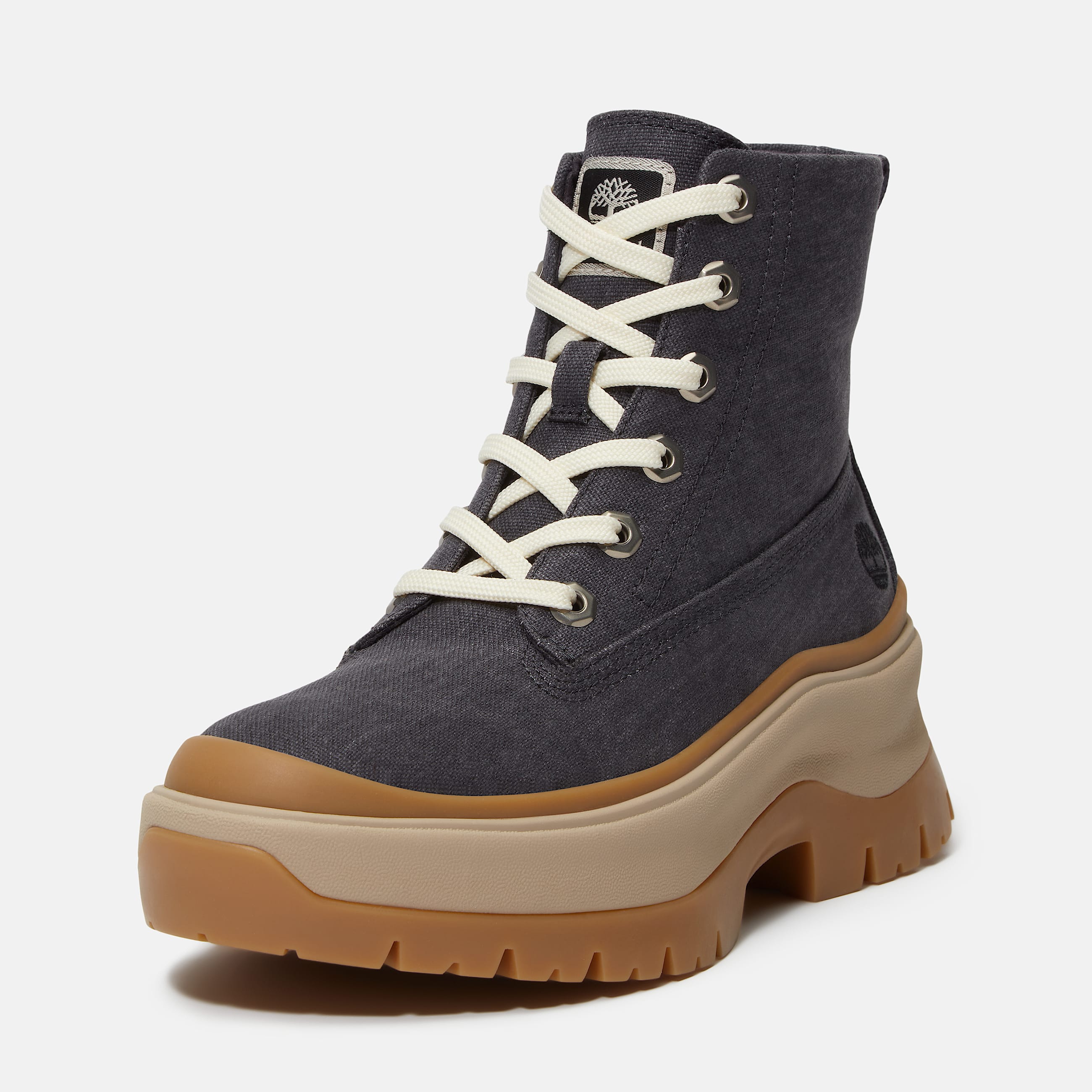Womens Roxie Lane Mid LaceUp Boot TBL Dark Grey Canvas ALT9