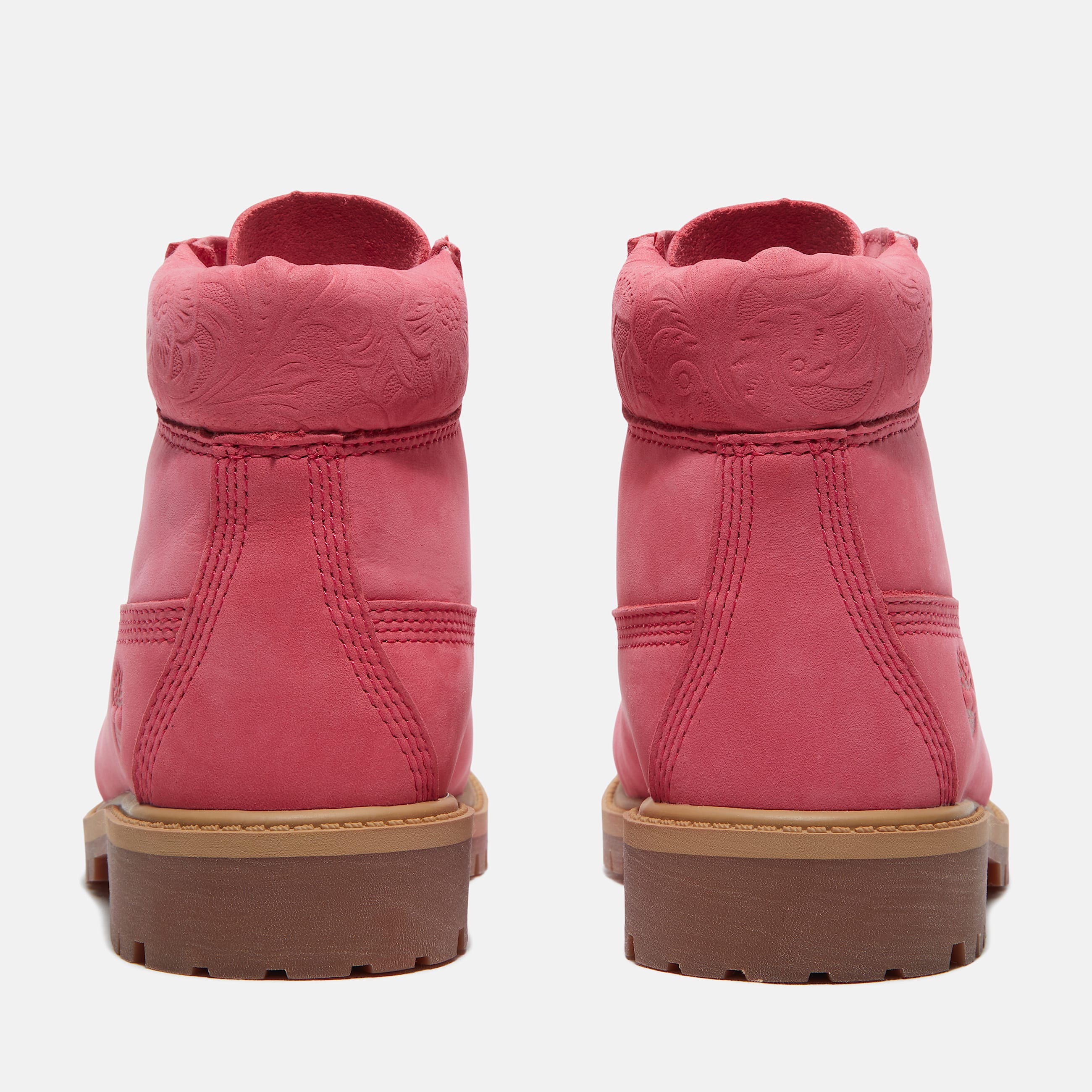 Toddler Timberland Premium 6Inch Waterproof Boot TBL Bright Pink Nubuck ALT5