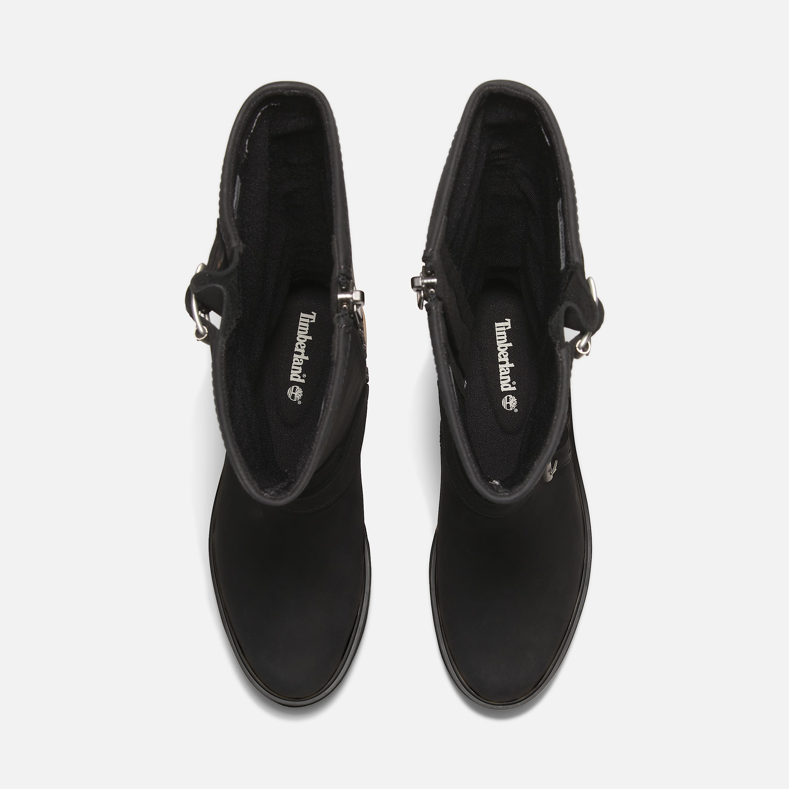 Womens Carnaby Cool Tall Zip Boot TBL Black Nubuck ALT2