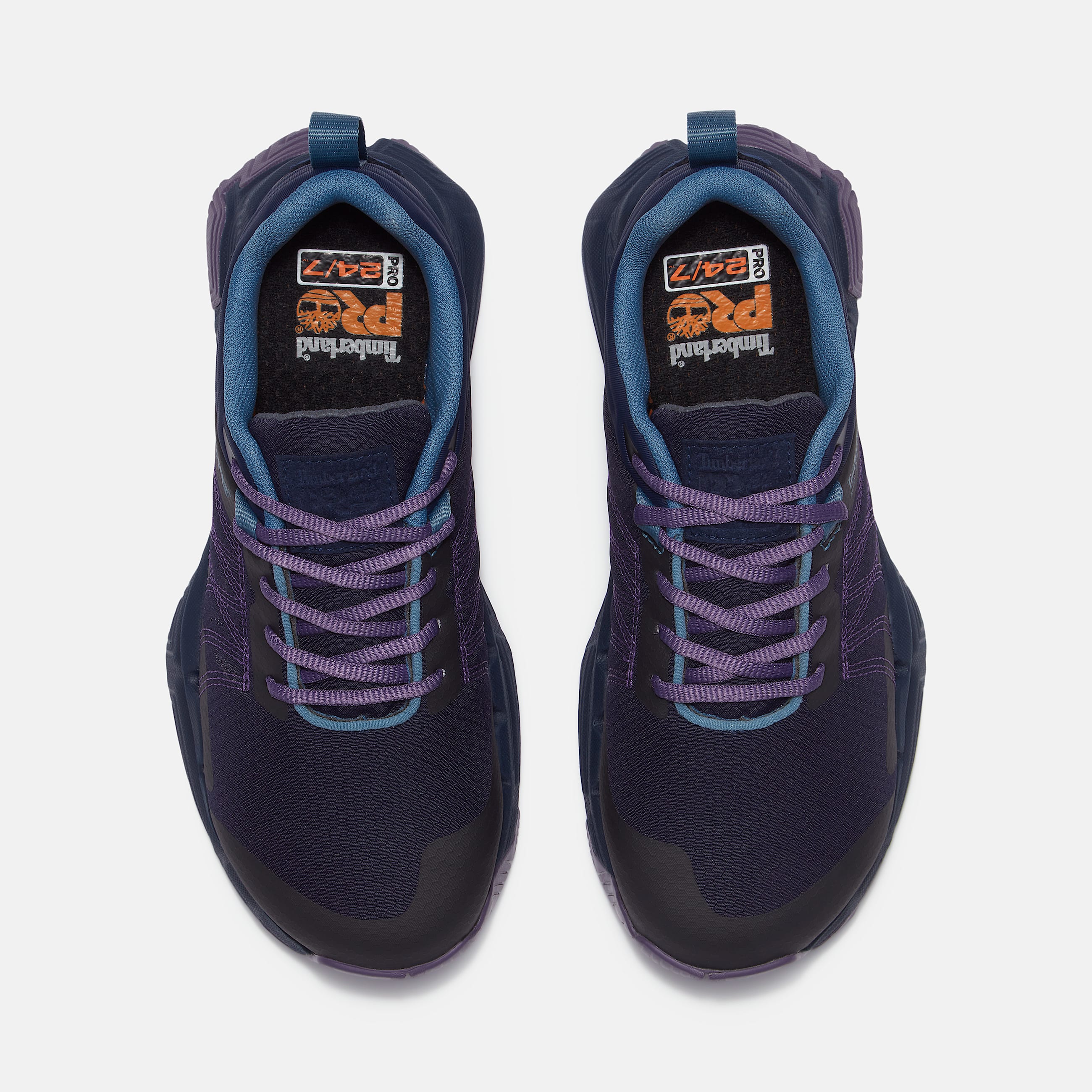 Womens XR1 Dynamic Natural Fit Alloy Toe Work Sneaker TBL Blue RipstopPurple ALT2