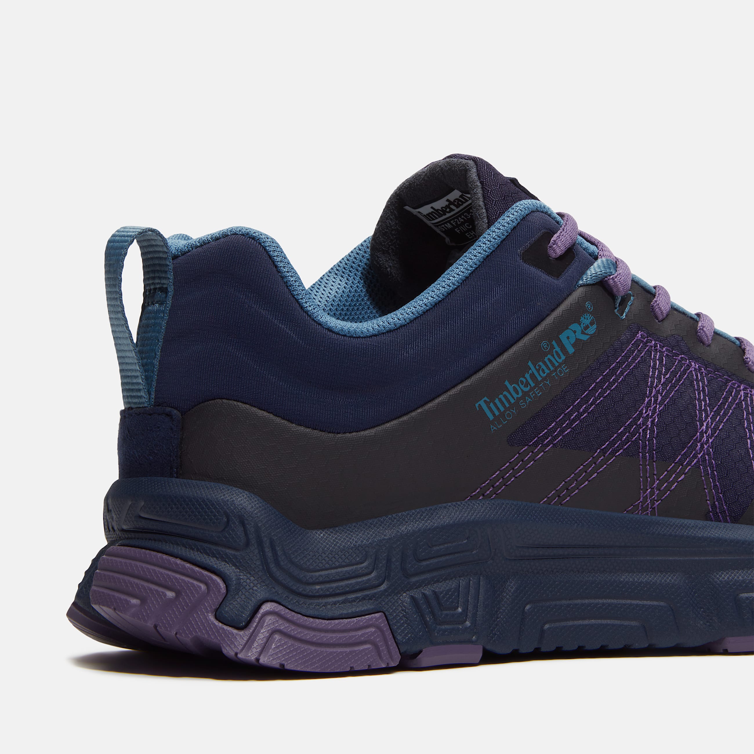 Womens XR1 Dynamic Natural Fit Alloy Toe Work Sneaker TBL Blue RipstopPurple ALT7