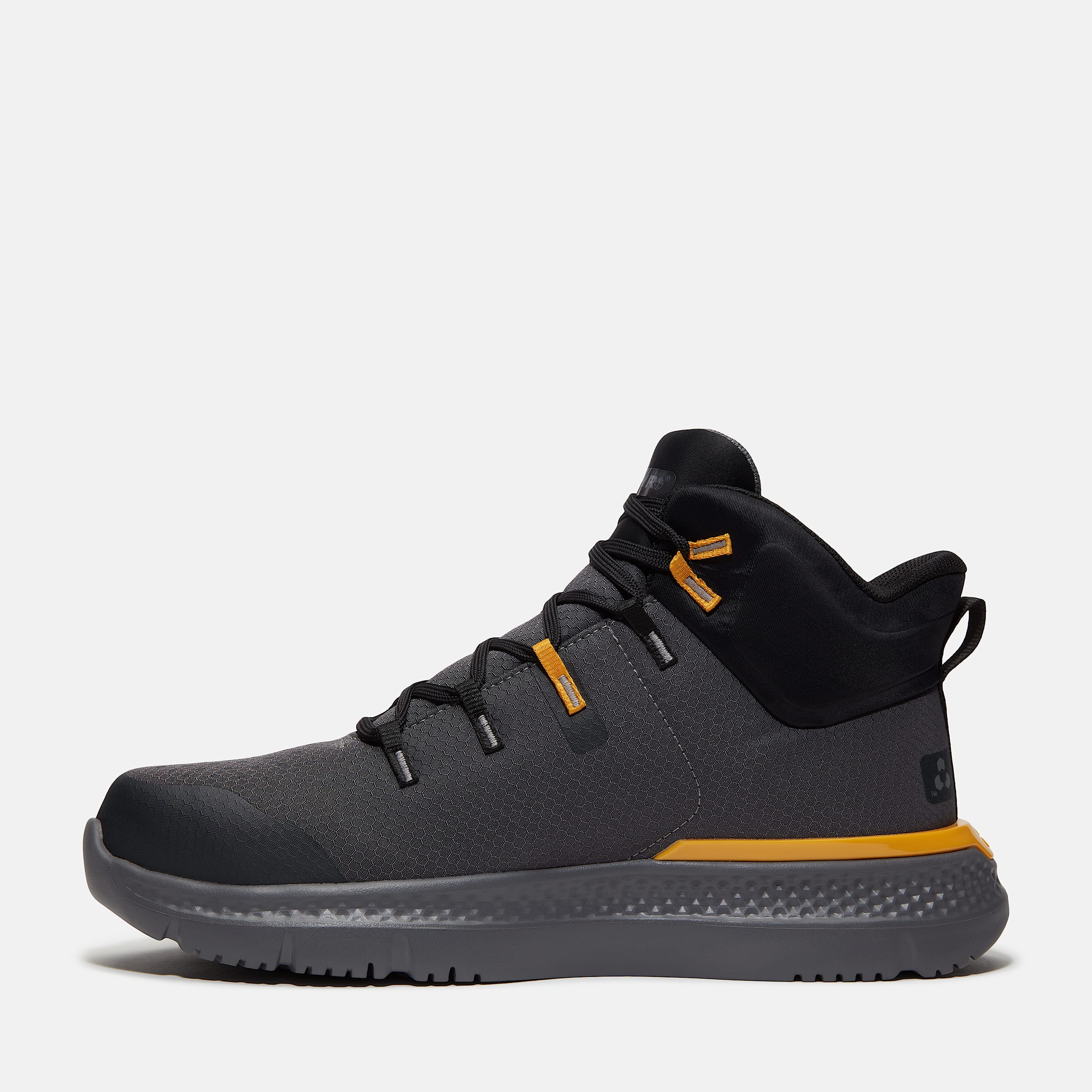 Mens Intercept Mid Steel Toe Work Sneaker TBL Dark Grey Ripstop ALT6