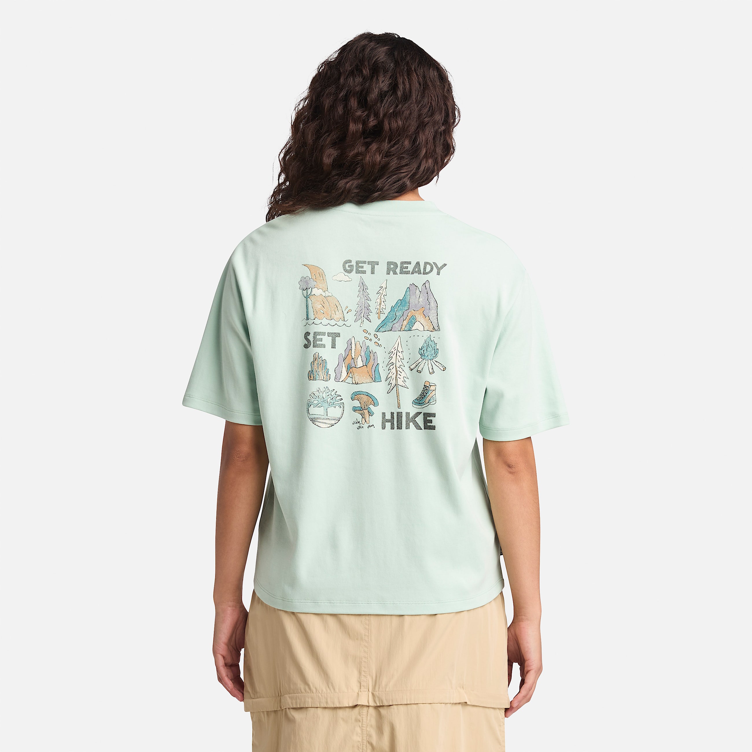 Womens TimberFRESH Graphic ShortSleeve TShirt TBL Cameo Green ALT9