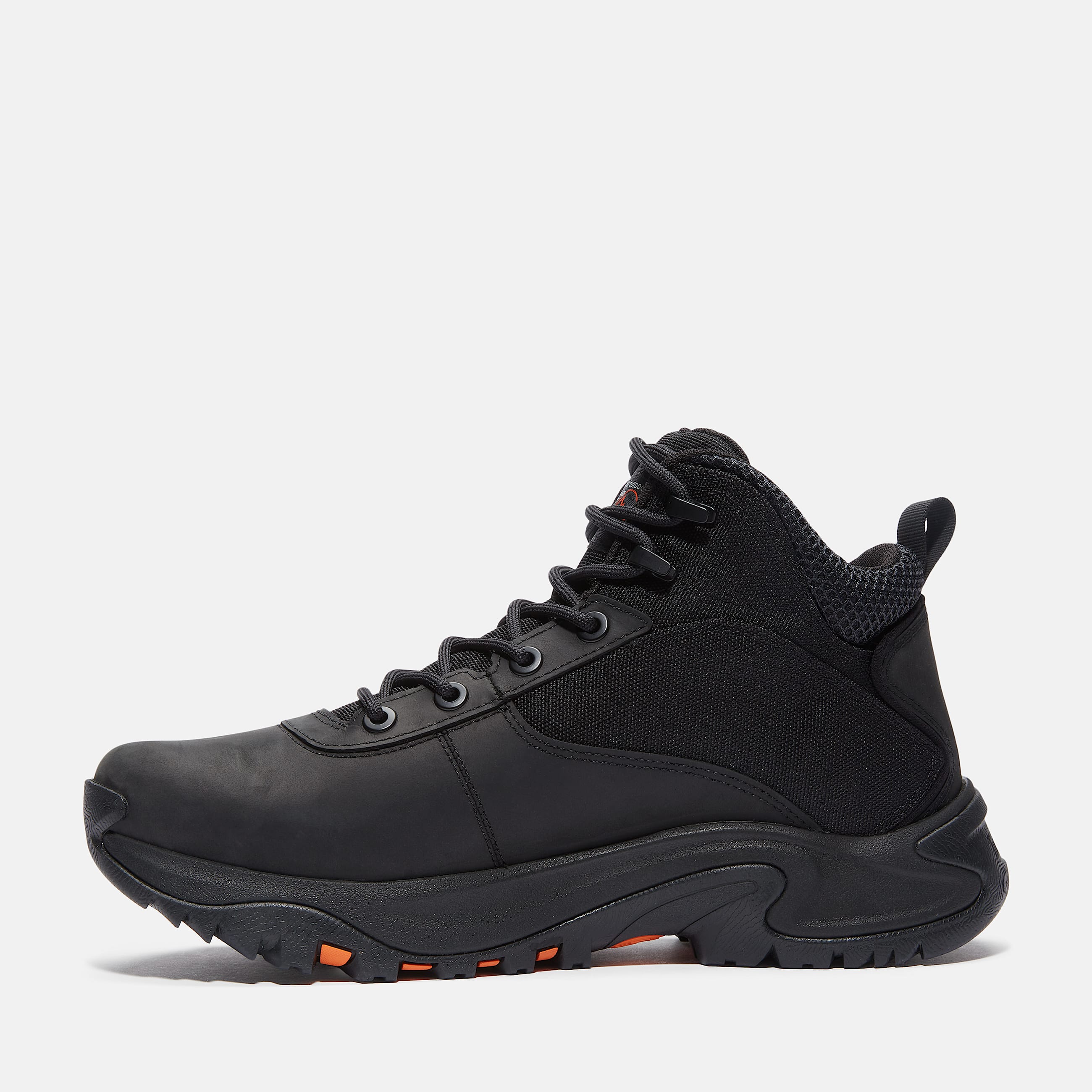 Botas Hiking Motion Maddsen Mid Waterproof con agujetas para hombre TBL Piel de Grano Entero Negro ALT6