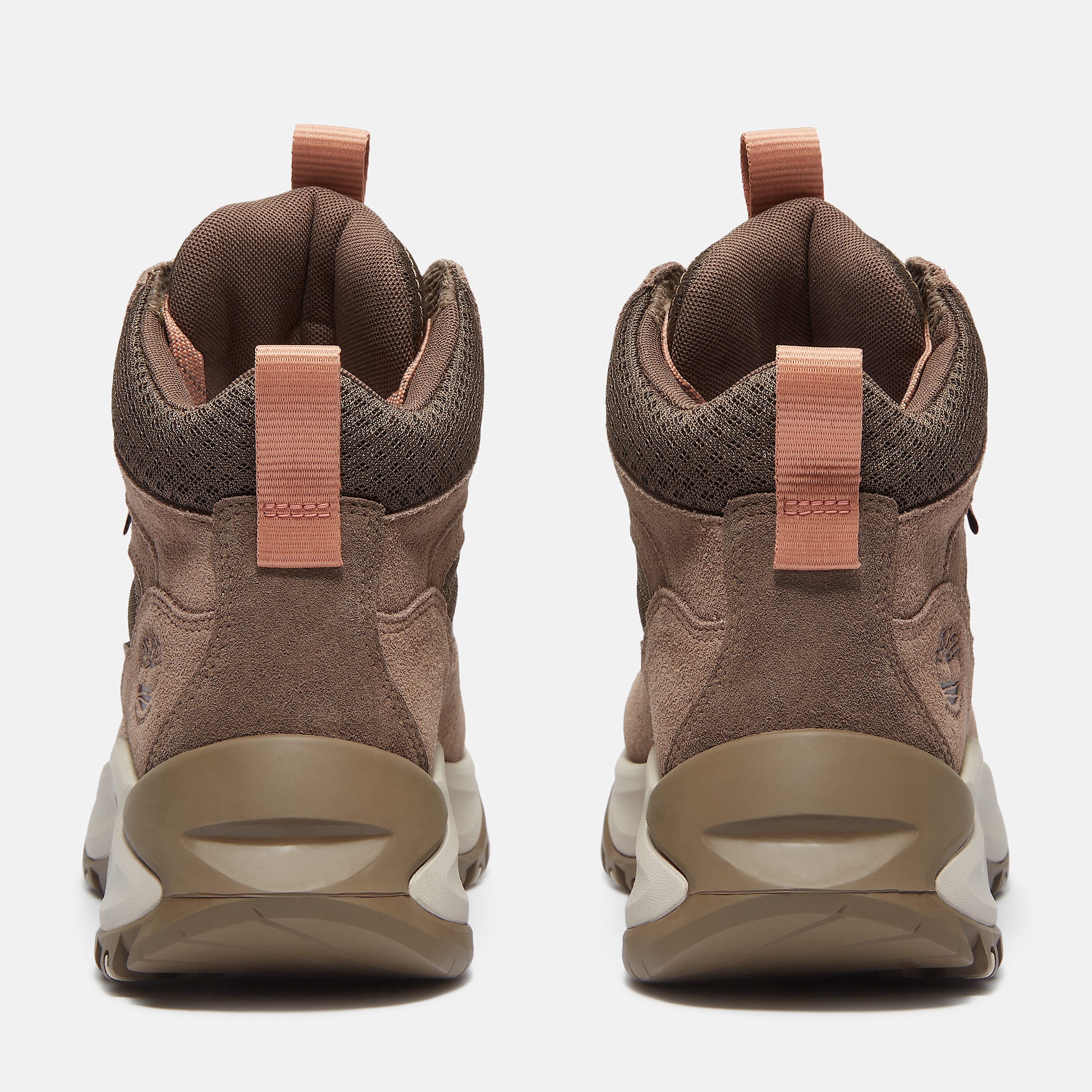 Womens Mt Maddsen Peak Mid Waterproof Hiking Boot TBL Taupe Suede ALT5