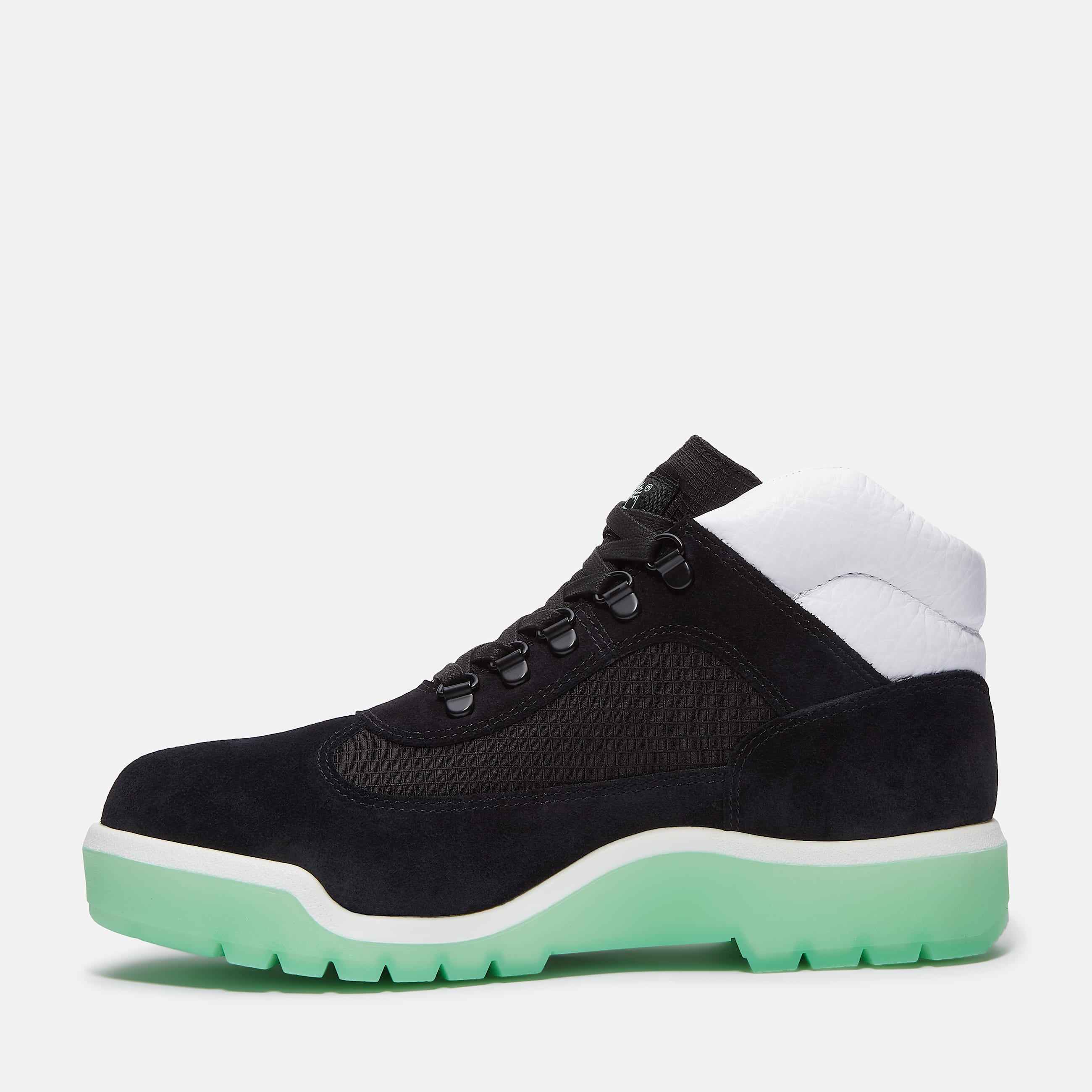 Mens CNSTNT DVLPMNT Waterproof Field Boot TBL Black SuedeGreen Glow ALT6