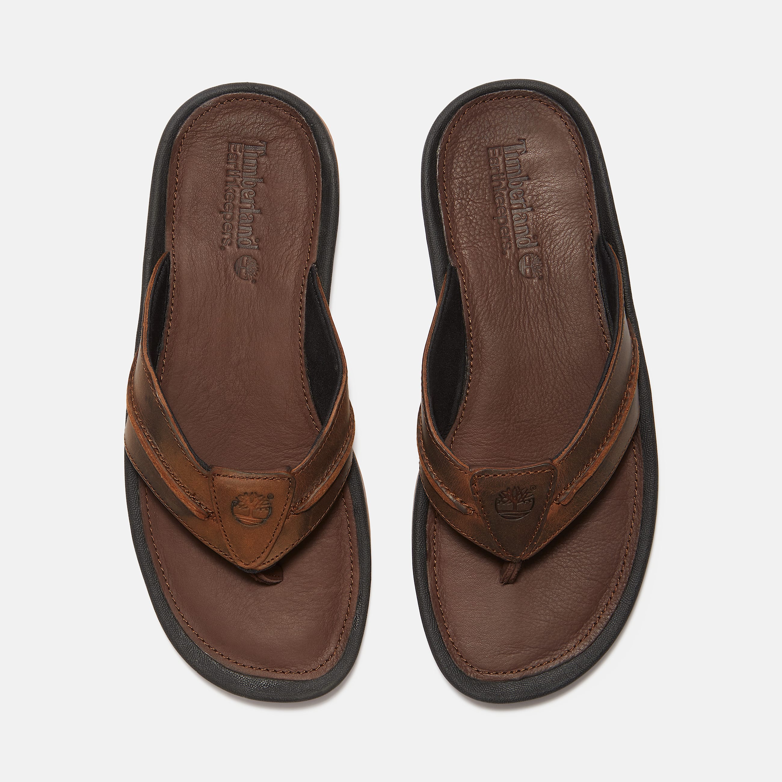 Mens Timberland Originals Thong Sandal TBL Brown ALT2