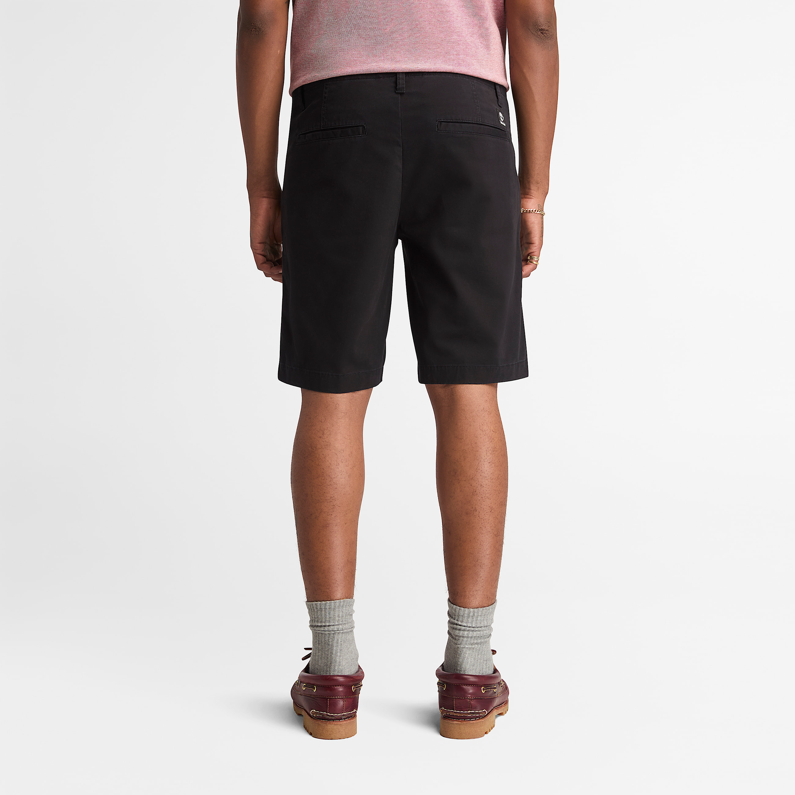 Mens Topsfield Twill Chino Short TBL Black ALT9