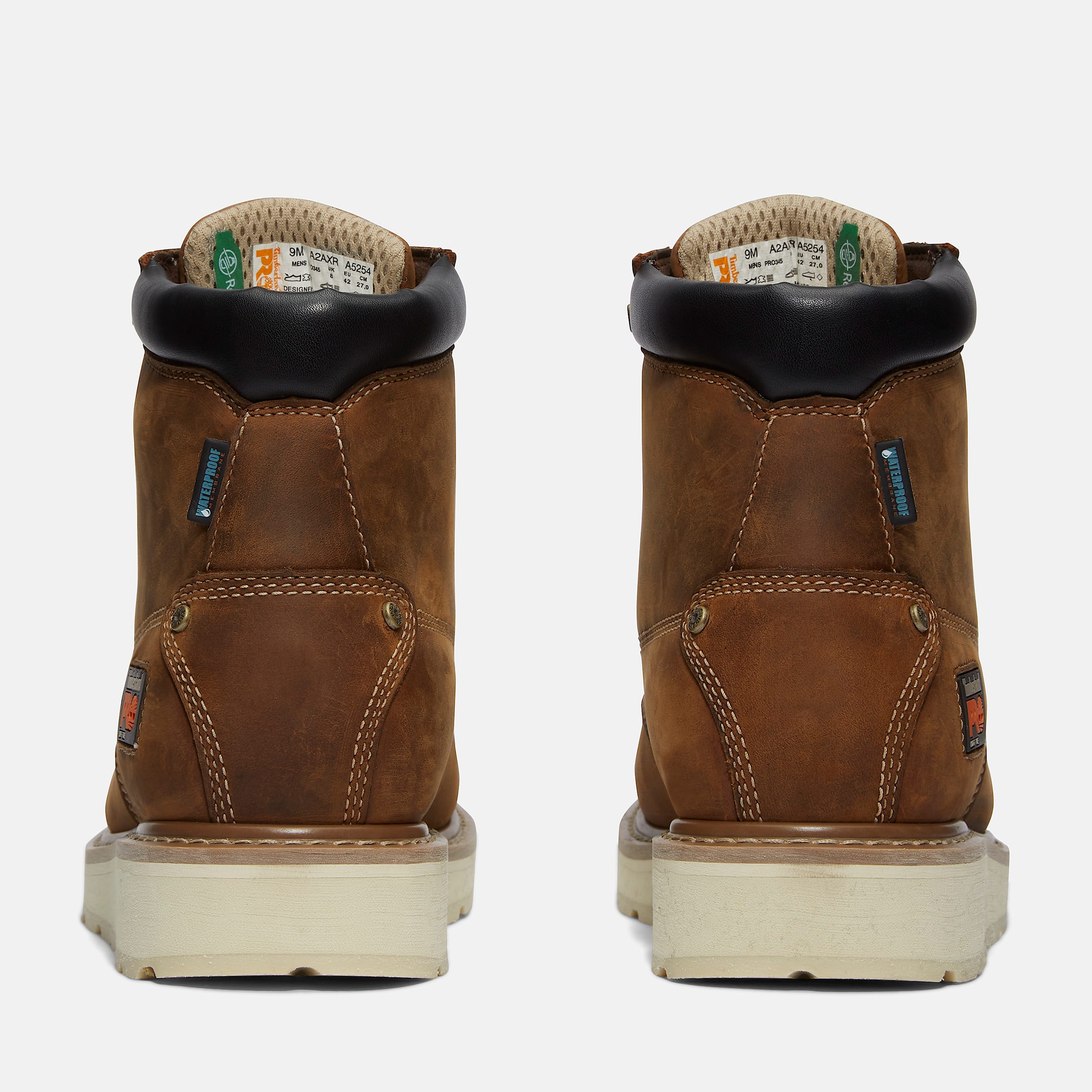 Botas de trabajo para hombre Gridworks 6 Waterproof TBL Marrn dorado ALT5