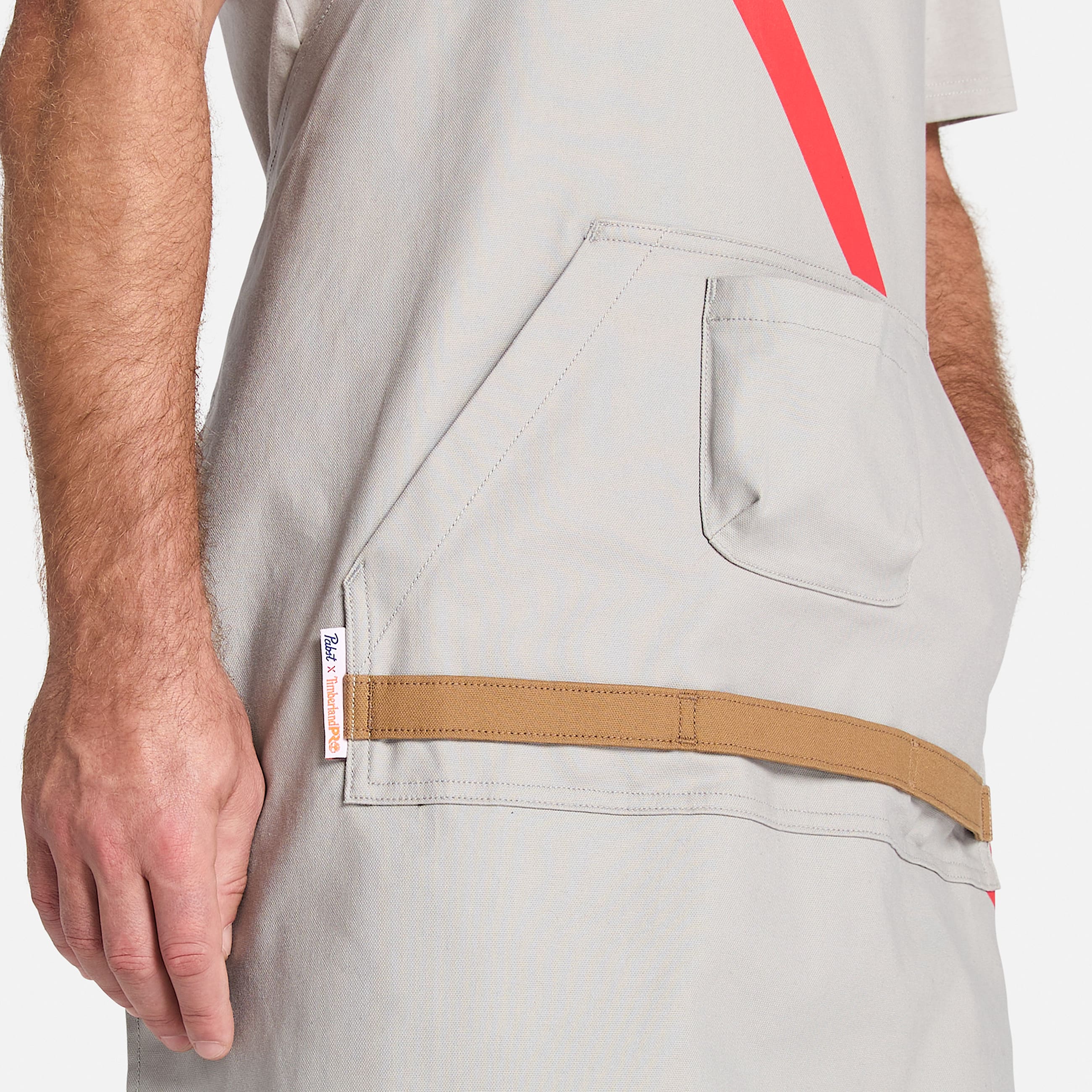 Timberland PRO and Pabst Blue Ribbon Apron TBL Light Grey ALT3
