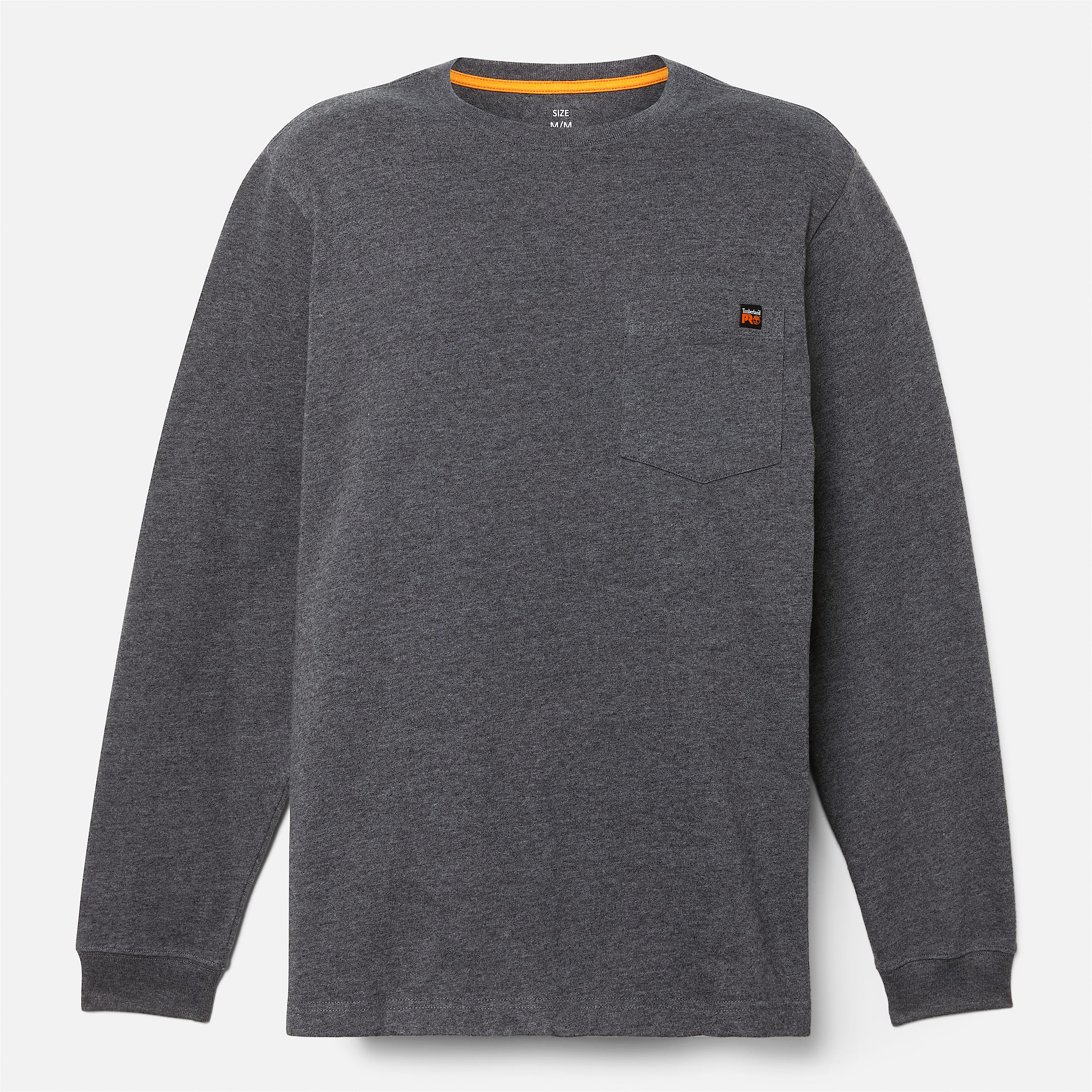 Mens Timberland PRO Core Pocket LongSleeve TShirt TBL Deep Grey Heather ALT10