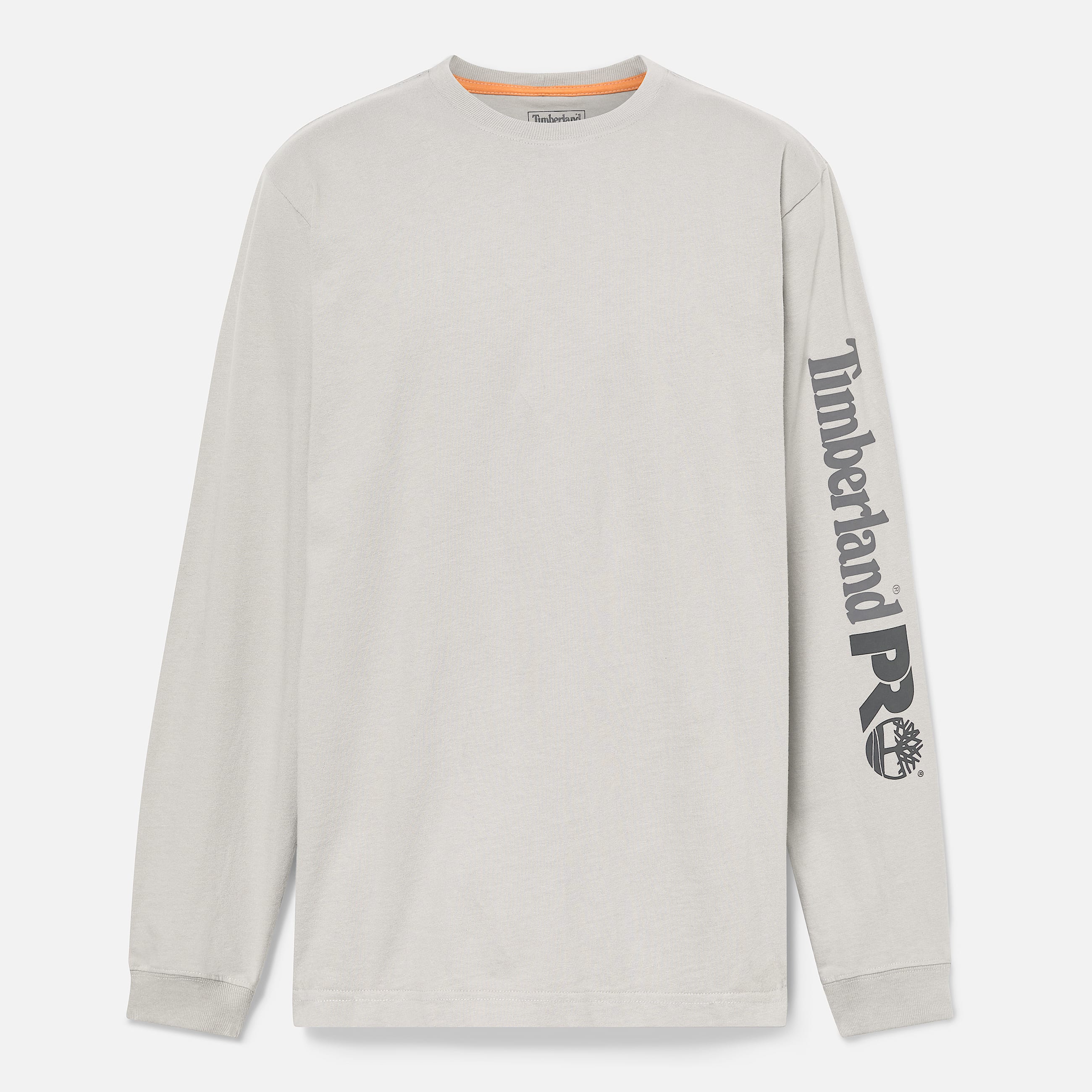 Mens Timberland PRO Core Logo LongSleeve TShirt TBL Greige ALT10