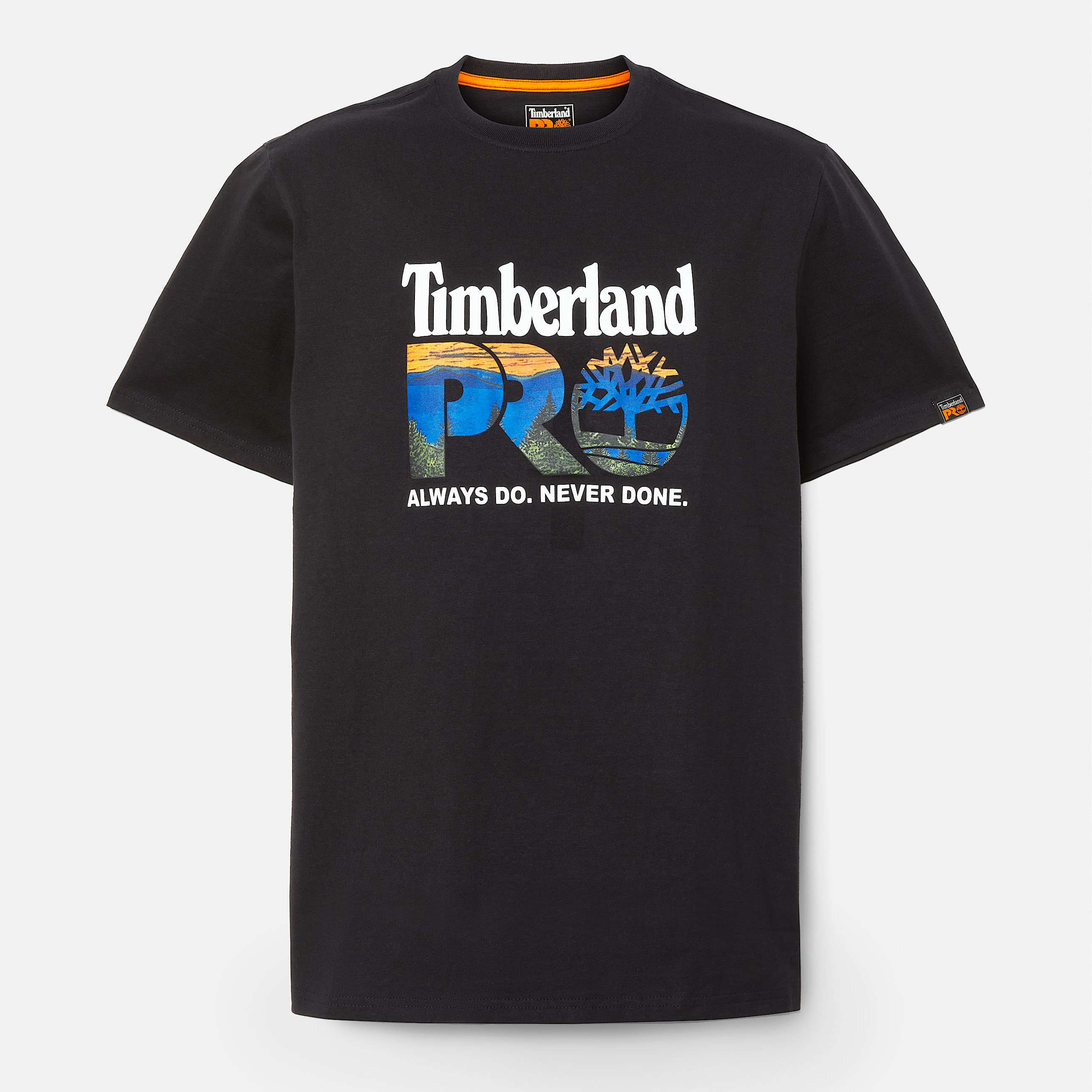 Mens Timberland PRO Core Logo TShirt TBL Black ALT10