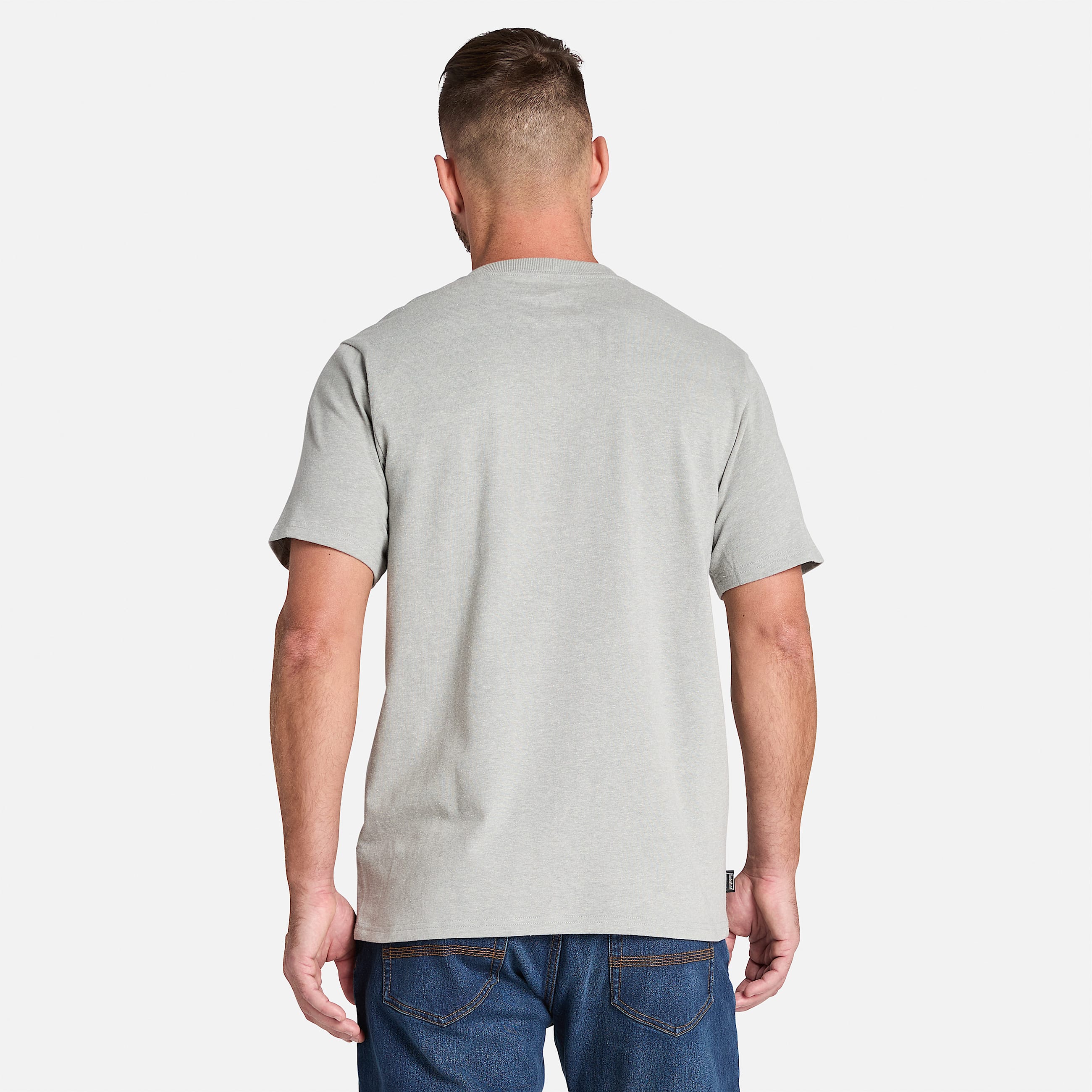 Mens Timberland PRO Core Pocket TShirt TBL Medium Grey Heather ALT9
