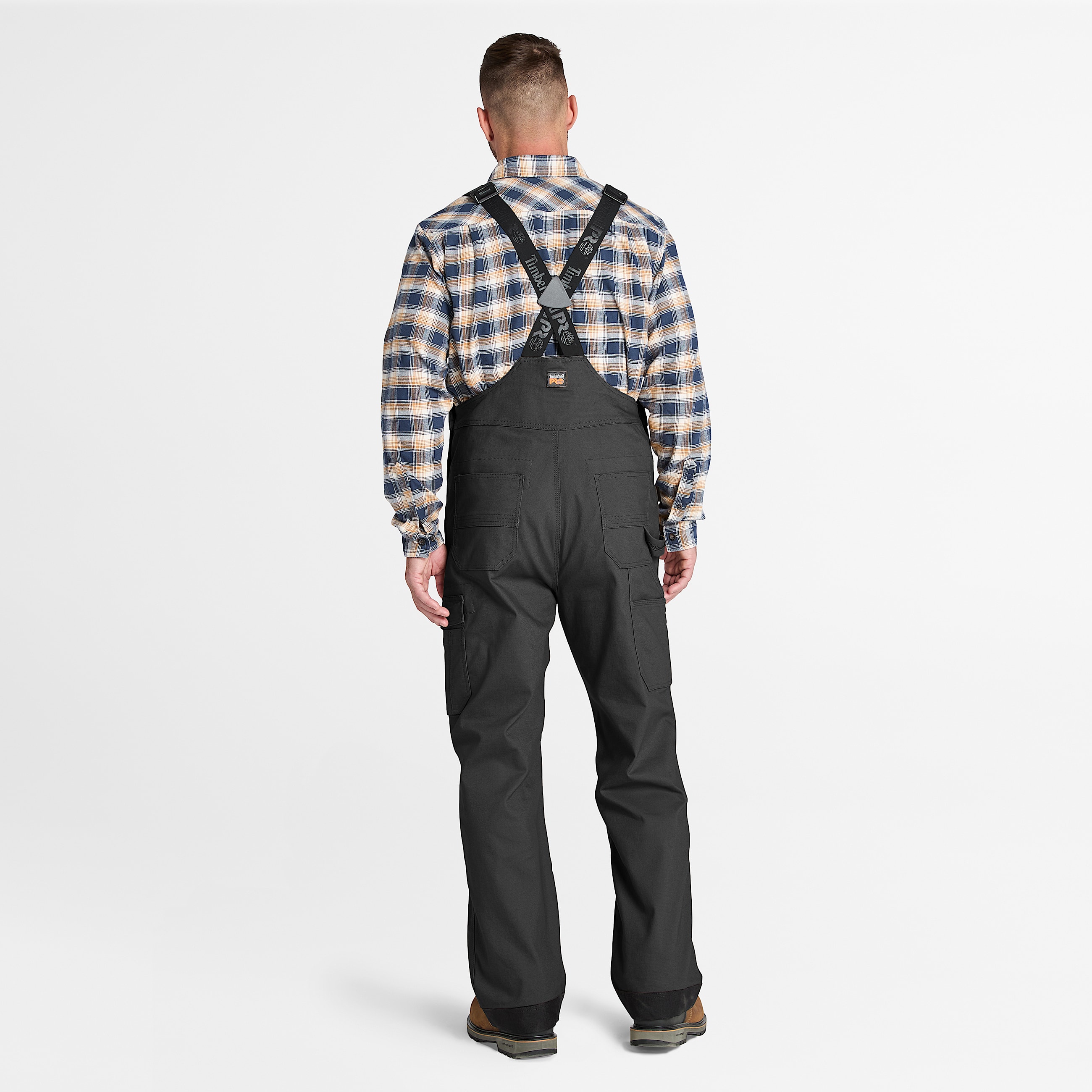 Mens Timberland PRO Ironhide Flex Bib Overall TBL Jet Black ALT9