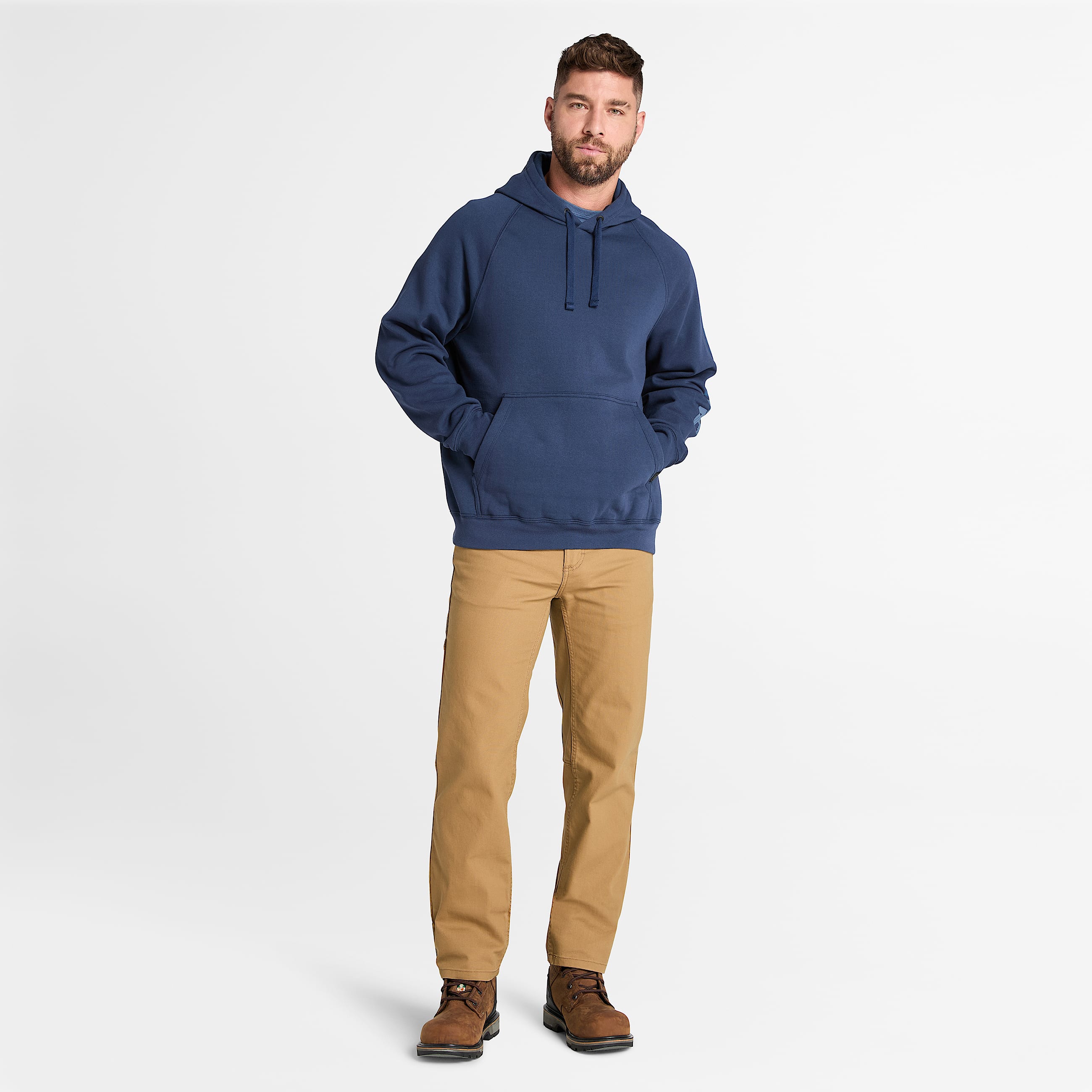 Mens Timberland PRO Hood Honcho Sport Hoodie TBL Black Iris ALT1