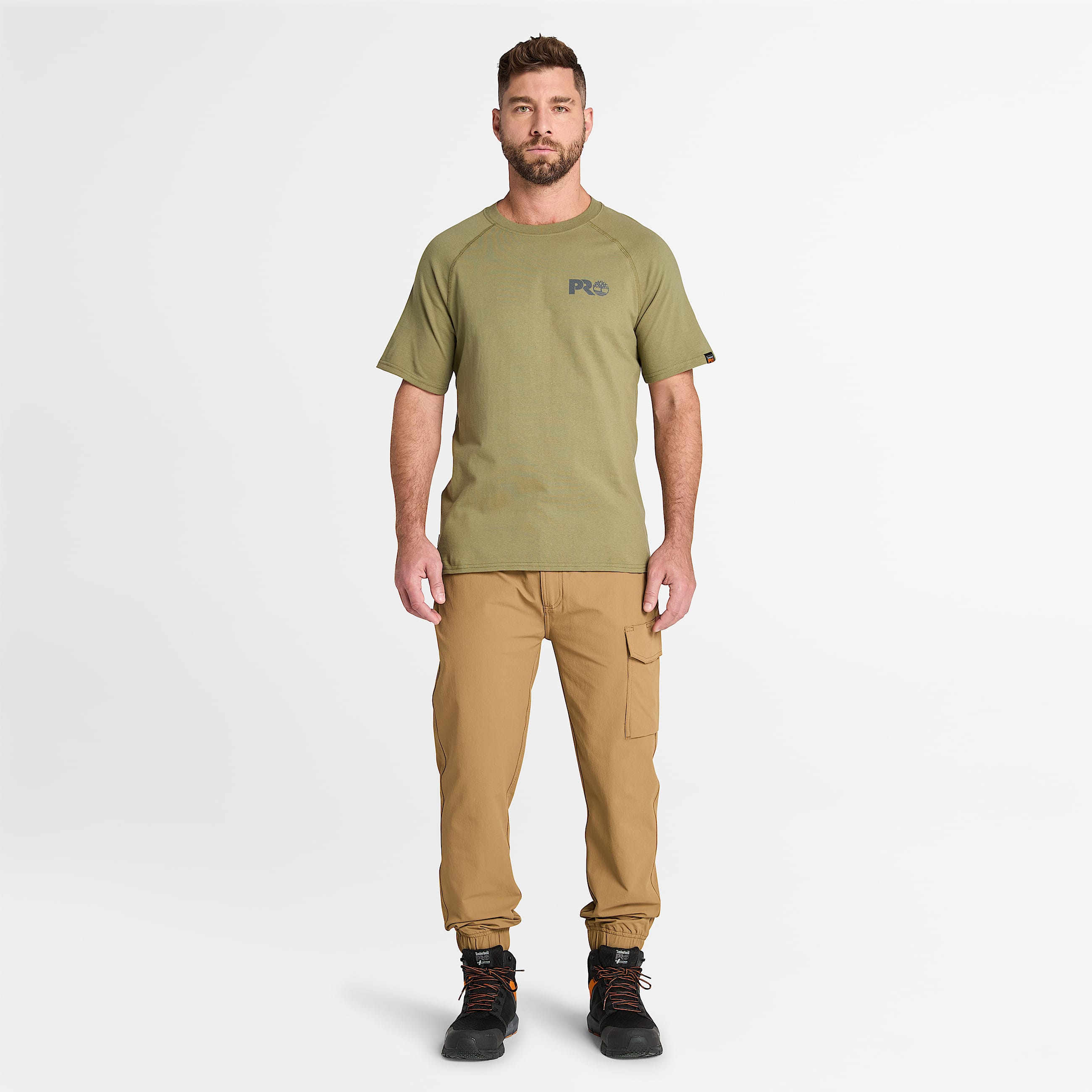Mens Timberland PRO Morphix Jogger Utility Pant TBL Dark Wheat ALT1