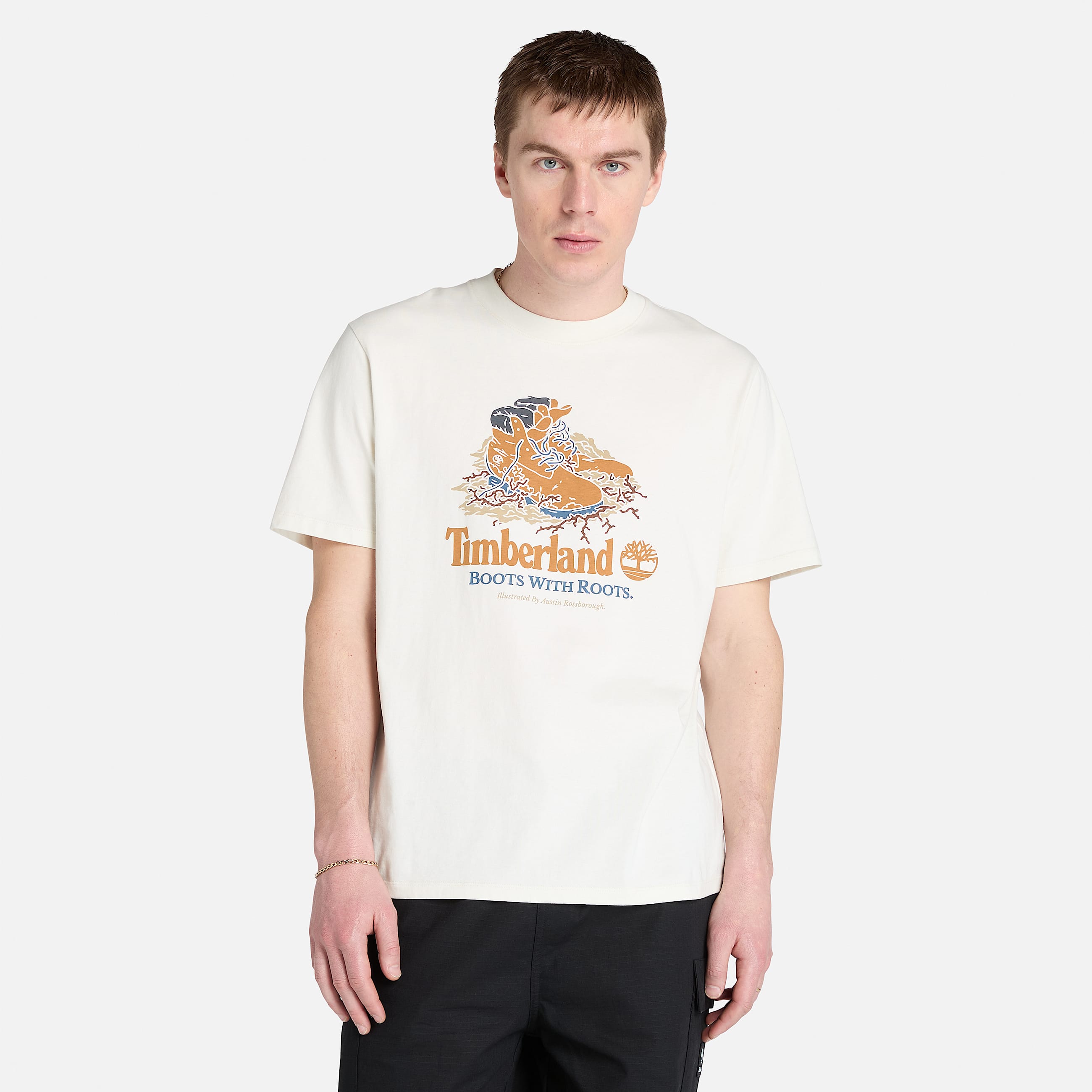 Front Boot Graphic Tee TBL Vintage White ALT2