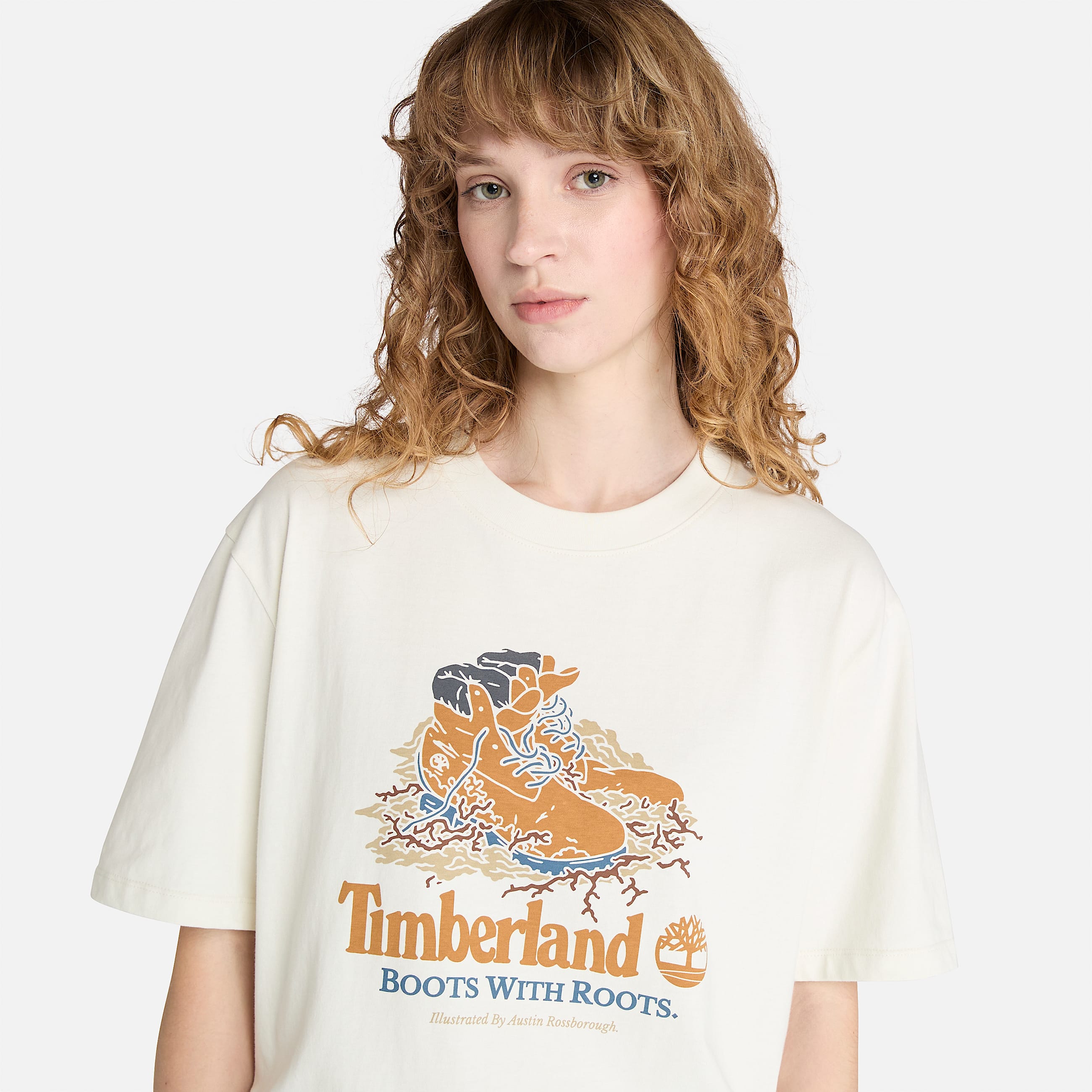 Front Boot Graphic Tee TBL Vintage White ALT3