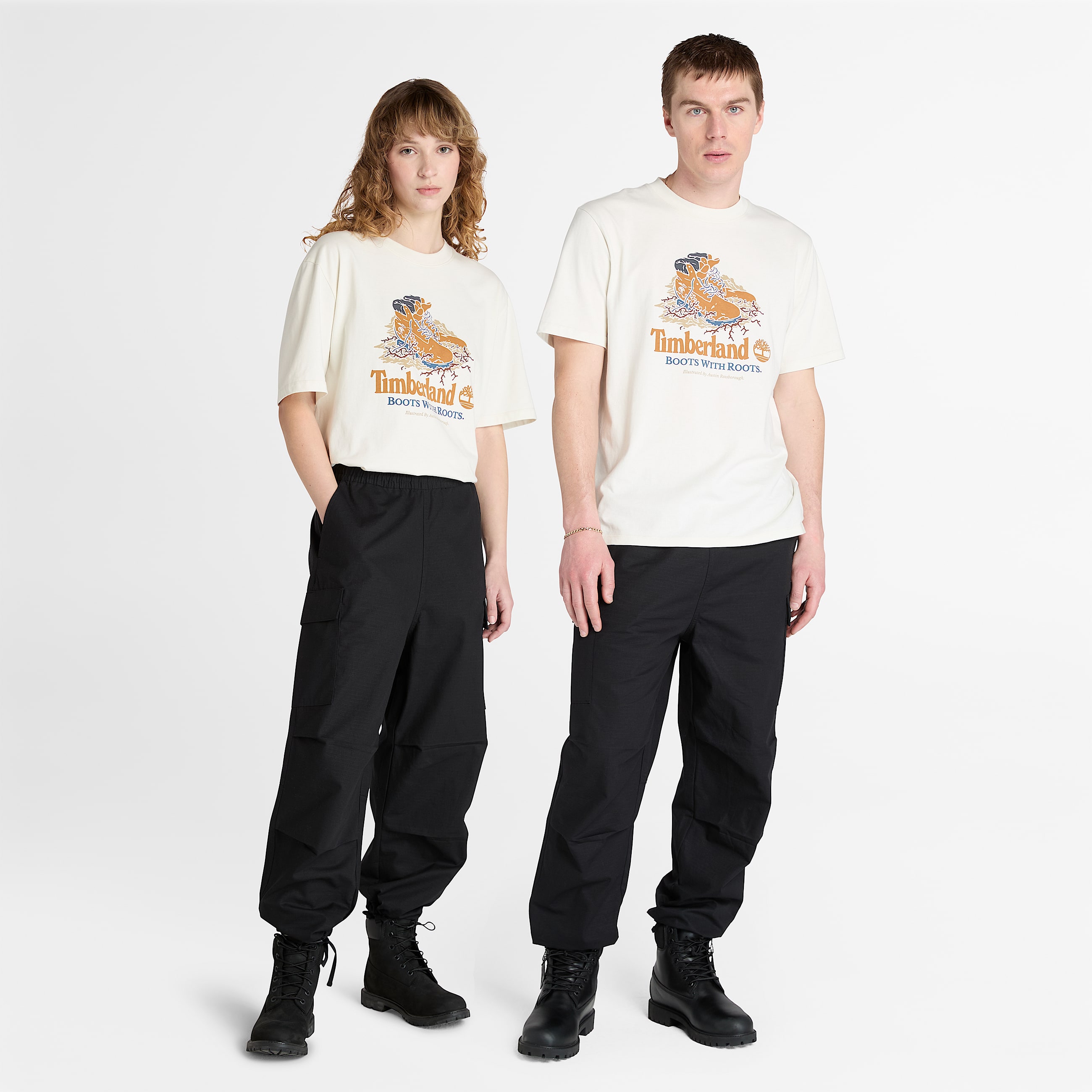 Front Boot Graphic Tee TBL Vintage White HERO