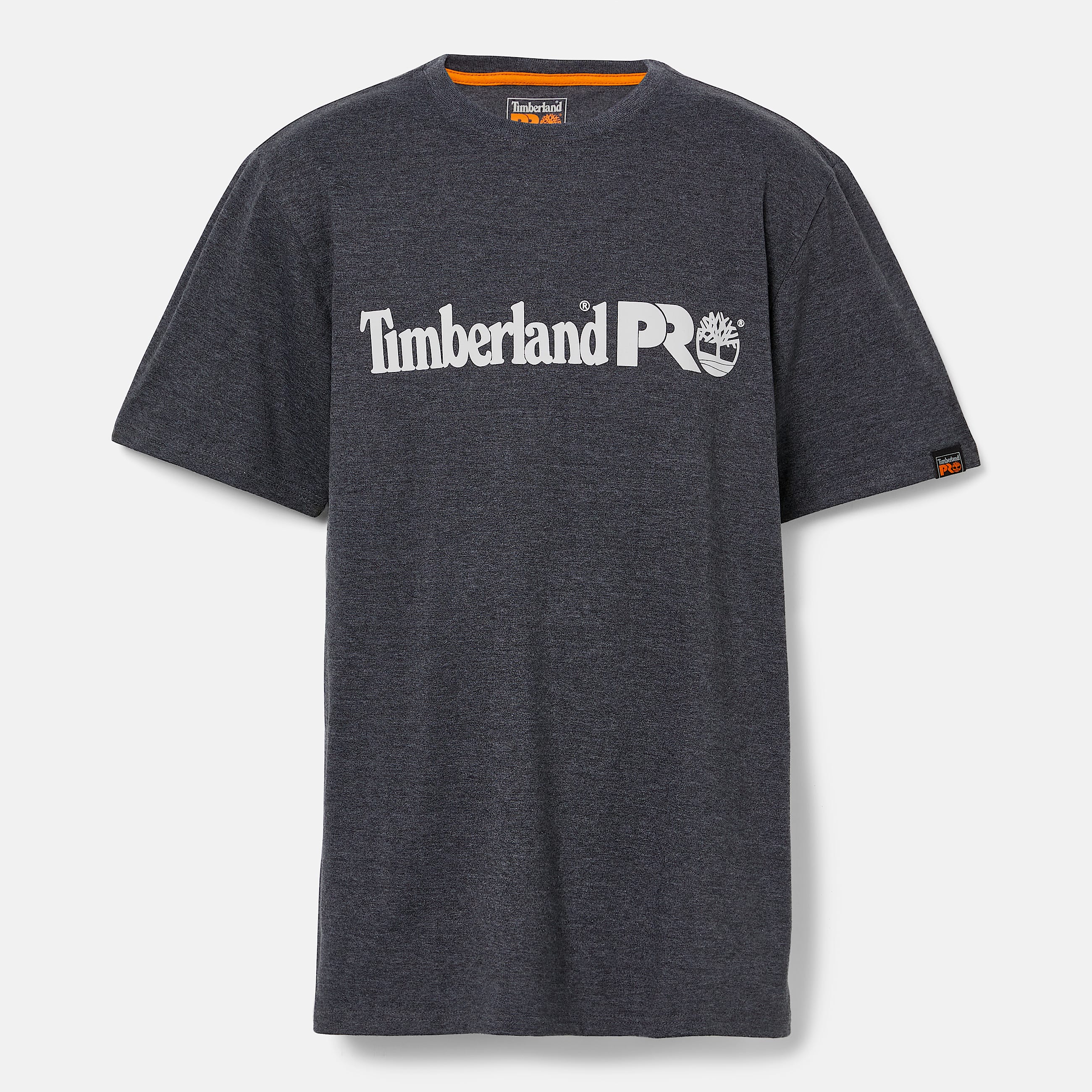 Mens Timberland PRO Core Linear Logo TShirt TBL Deep Grey Heather ALT10