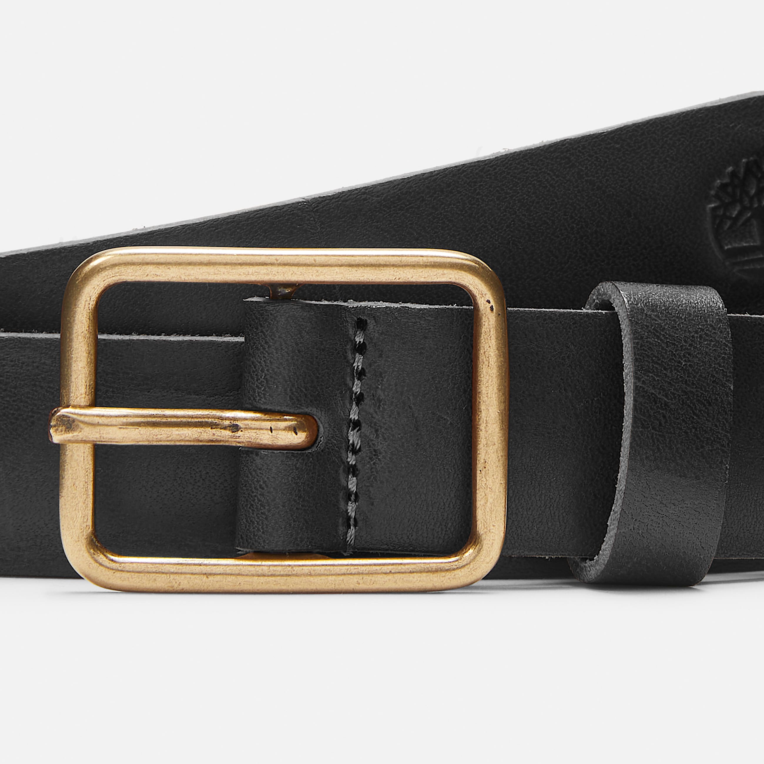 Womens 25mm Classic Leather Belt TBL Black ALT2