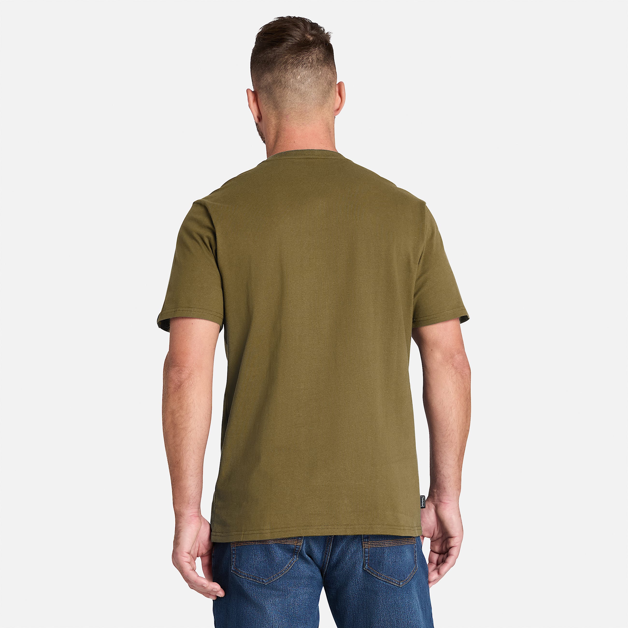 Mens Timberland PRO Core Logo TShirt TBL Burnt Olive ALT9
