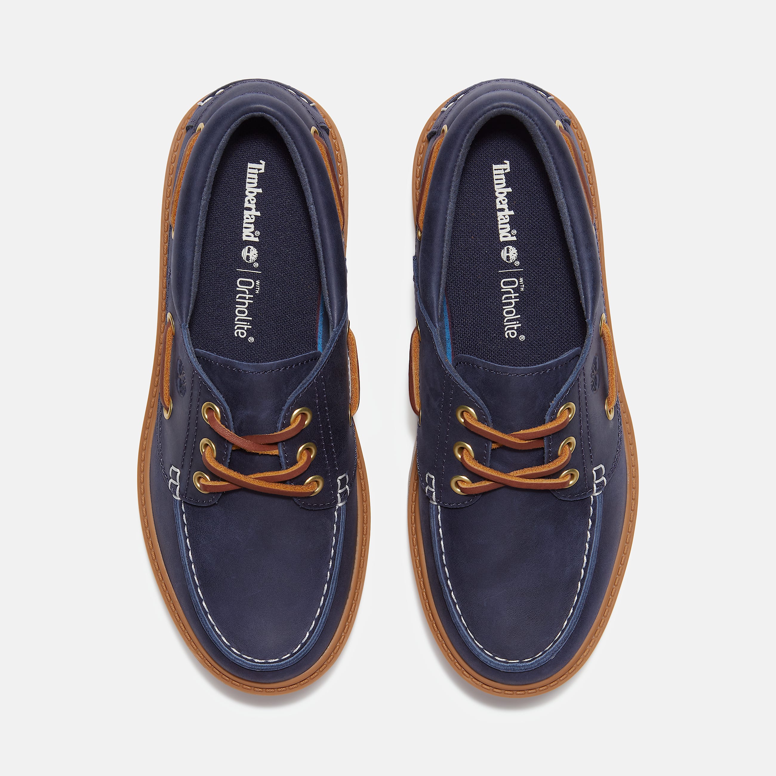 Womens Stone Street Platform Boat Shoe TBL Dark Blue FullGrain ALT2