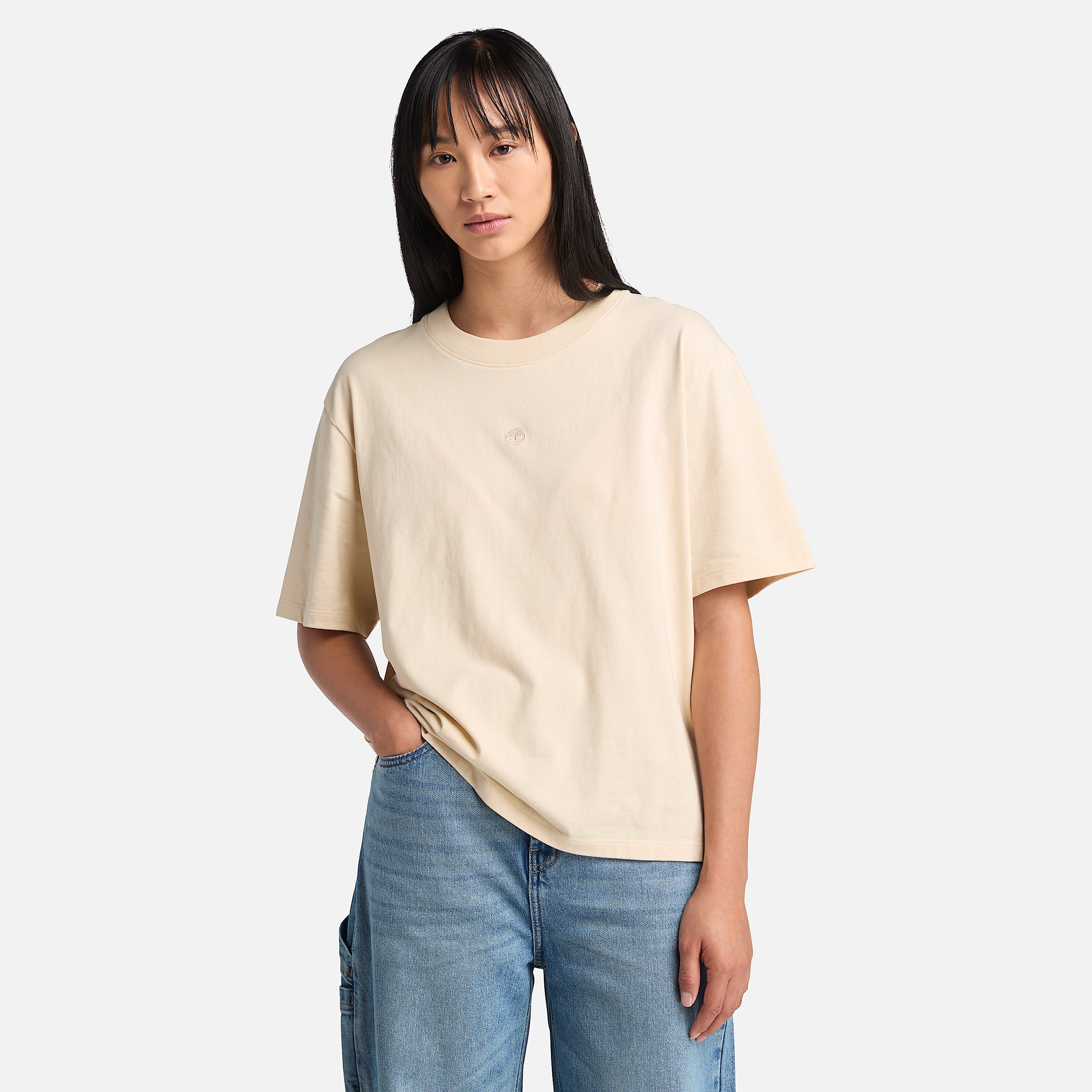 Women's Lush Short-Sleeve T-Shirt - Angora | Timberland US